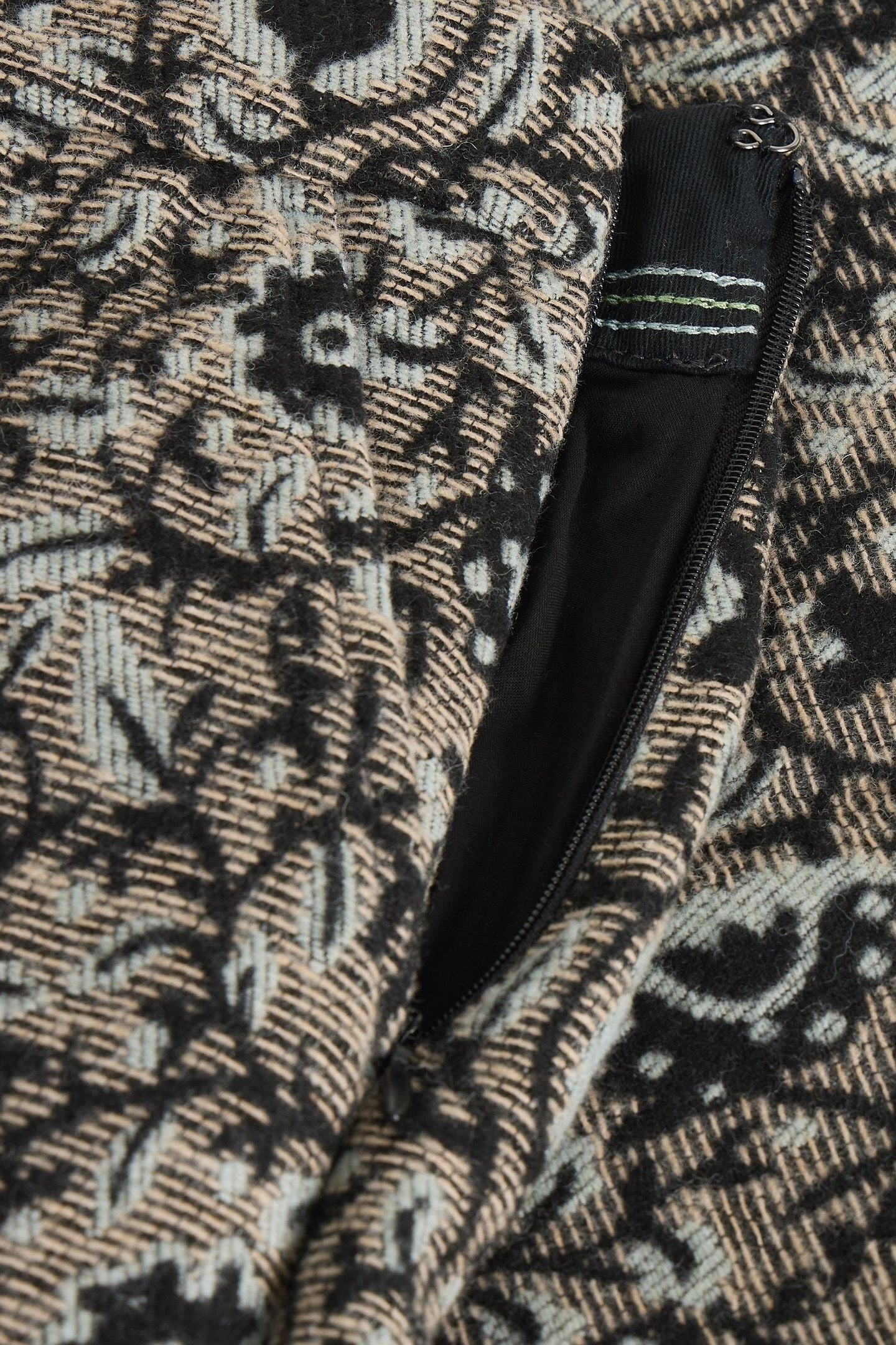 CORAL JACQUARD SKIRT GREY MULTI 4