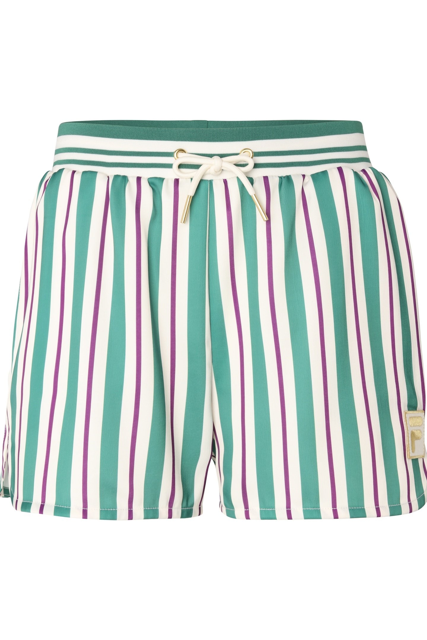 LASSANCE STRIPED SATIN SHORTS ANTIQUE WHITE/TWO COLOR STRIPE 4