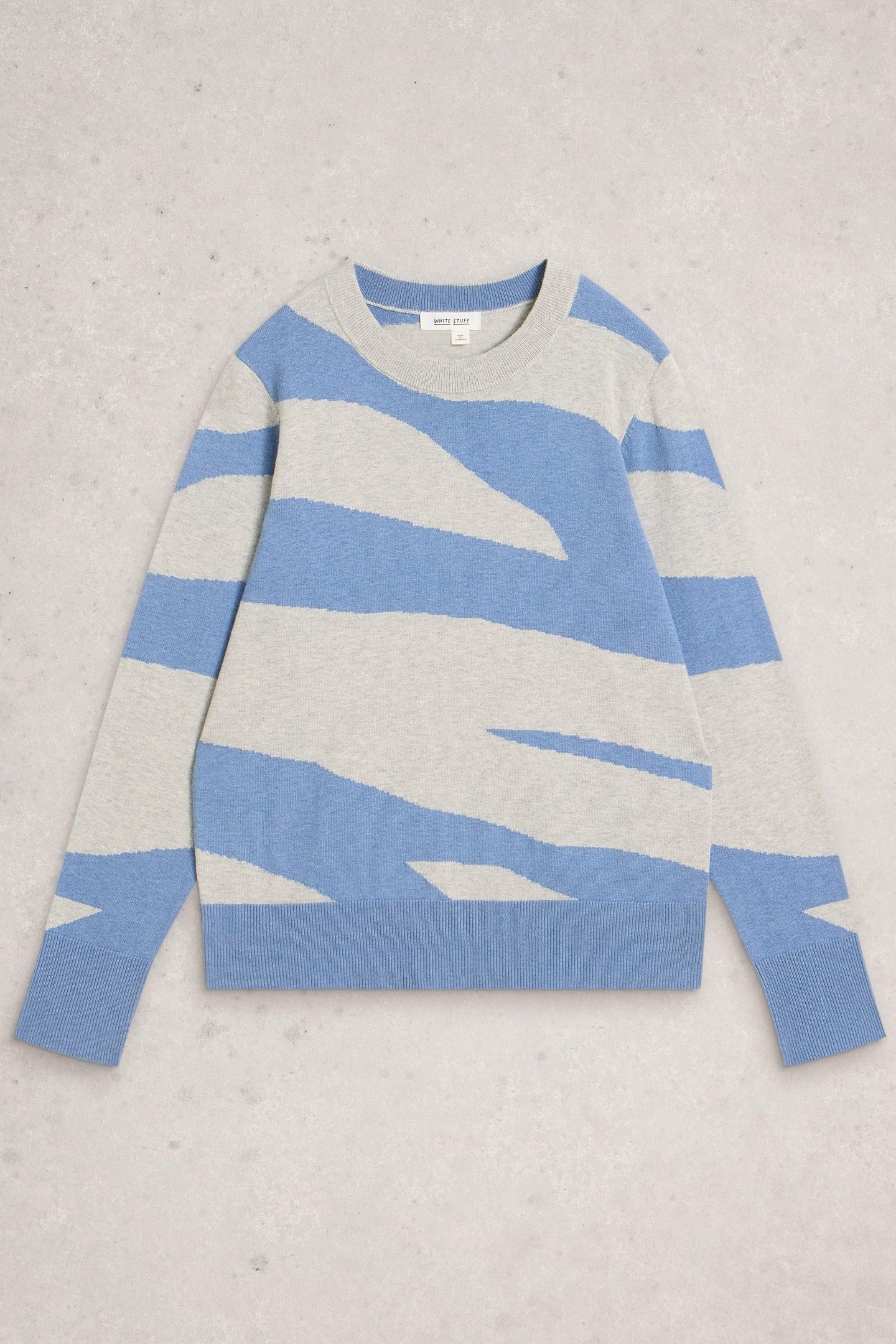 KATIE ABSTRACT JUMPER BLUE MULTI 4