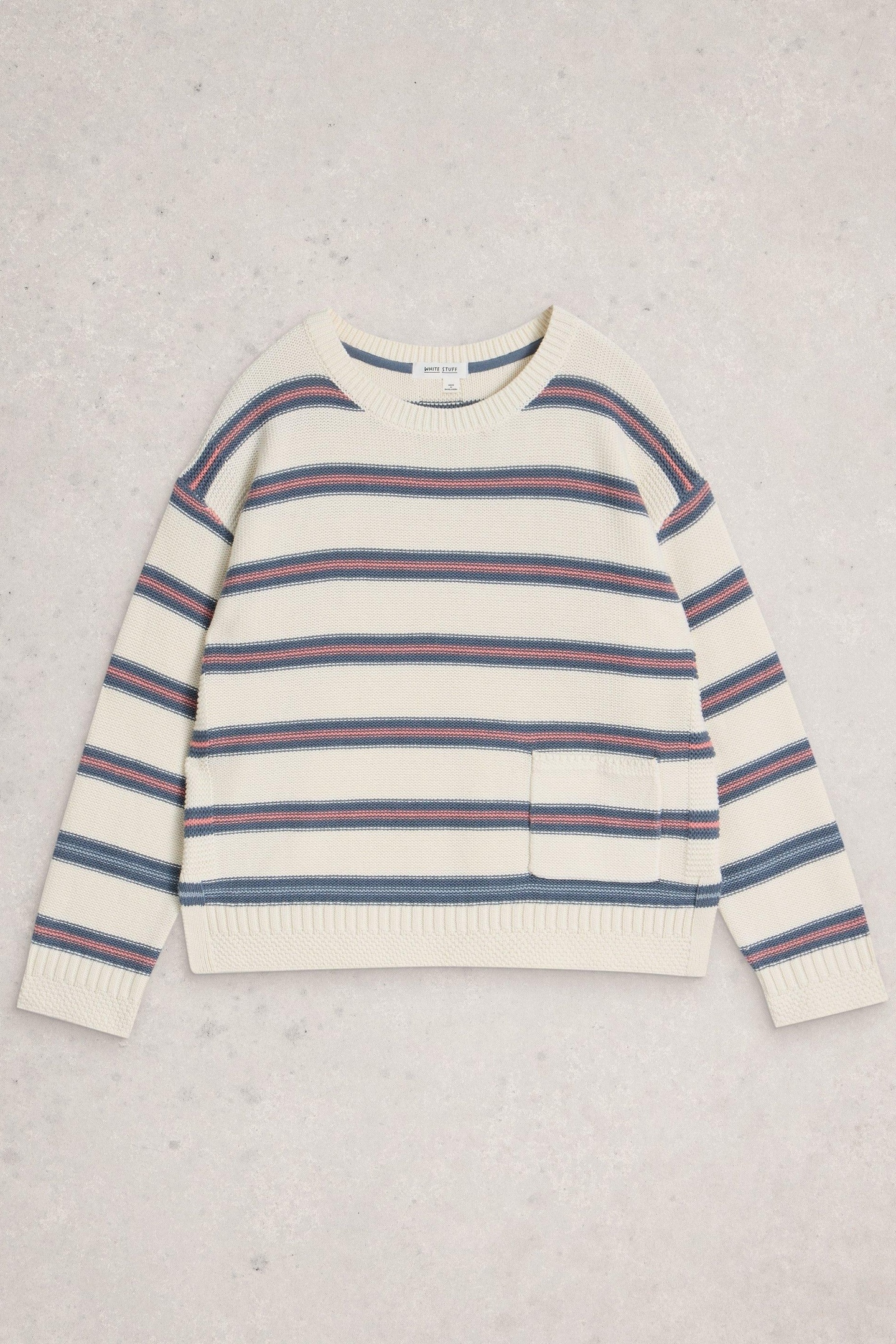 VICTORIA STRIPE JUMPER IVORY MULTI 3