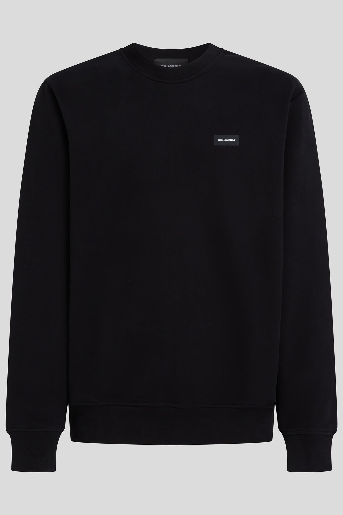 BLACK ESSENTIAL LOGO SWEATSHIRT 5