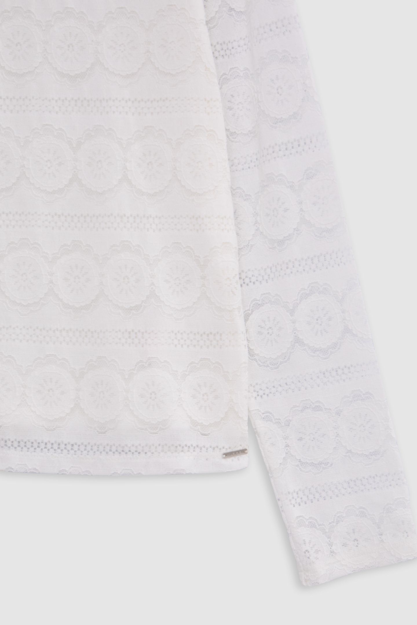 GIRL'S ECRU LACE BLOUSE 4