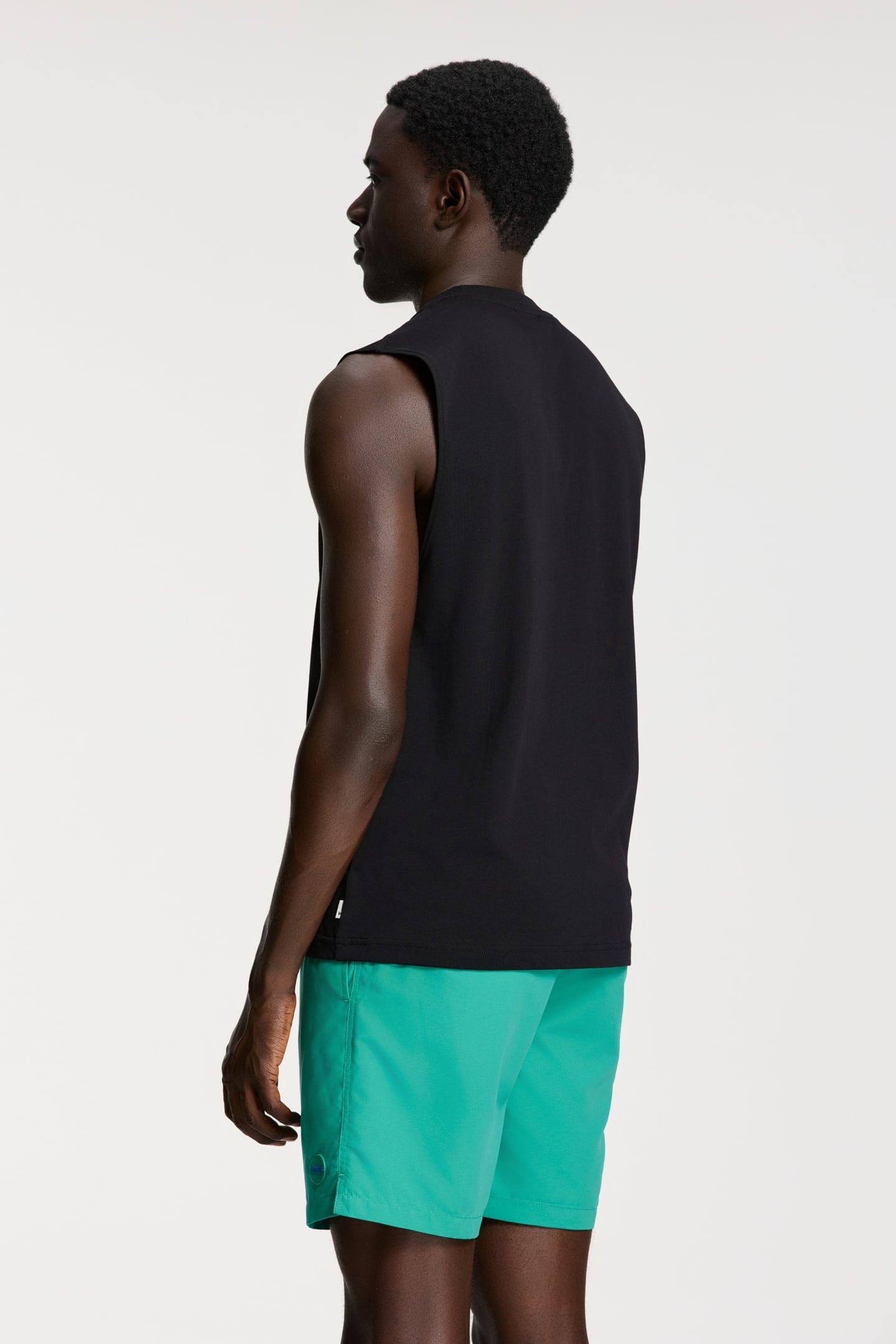 SEAN SLEEVELESS T-SHIRT PARADISE BLOCK BLACK 5