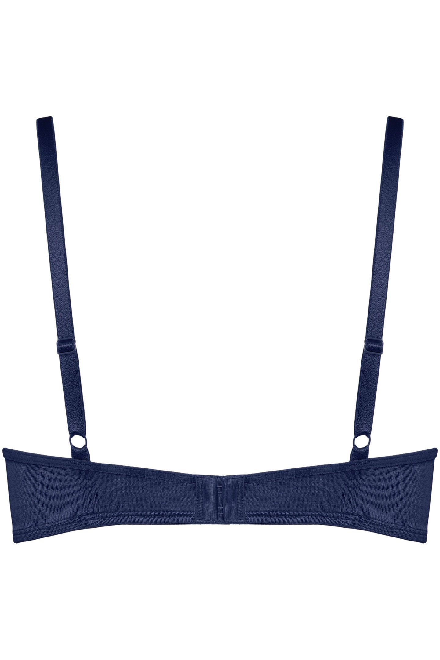 MORANA DARK SKY BLUE PLUNGE BALCONY BRA 4
