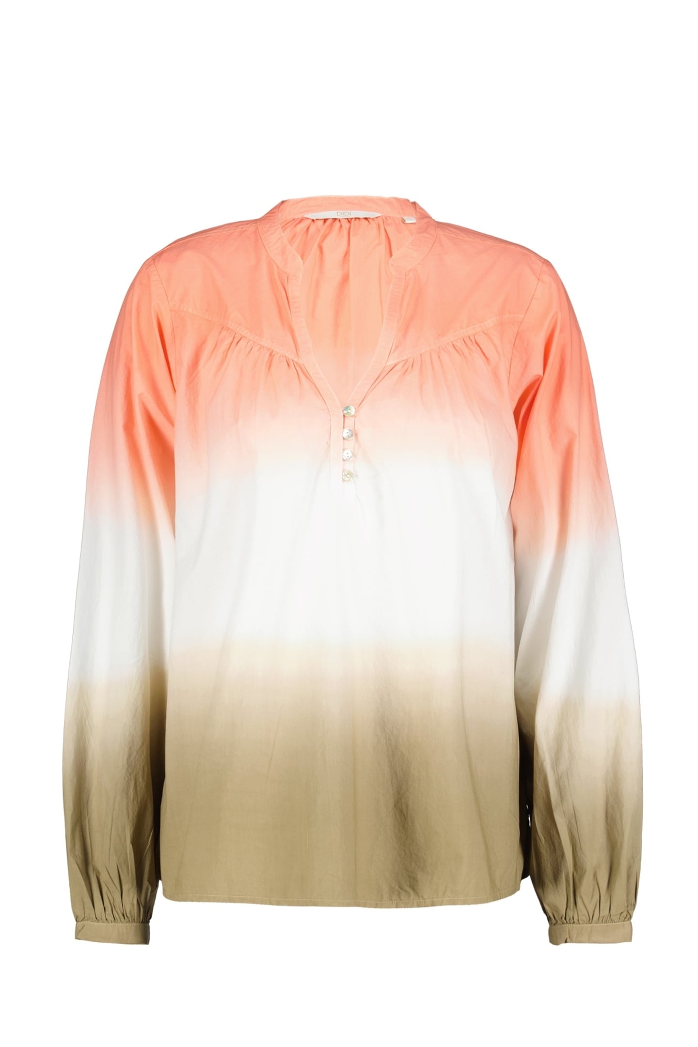 BLOUSE NELSI DIP DYE NEON ORANGE 4