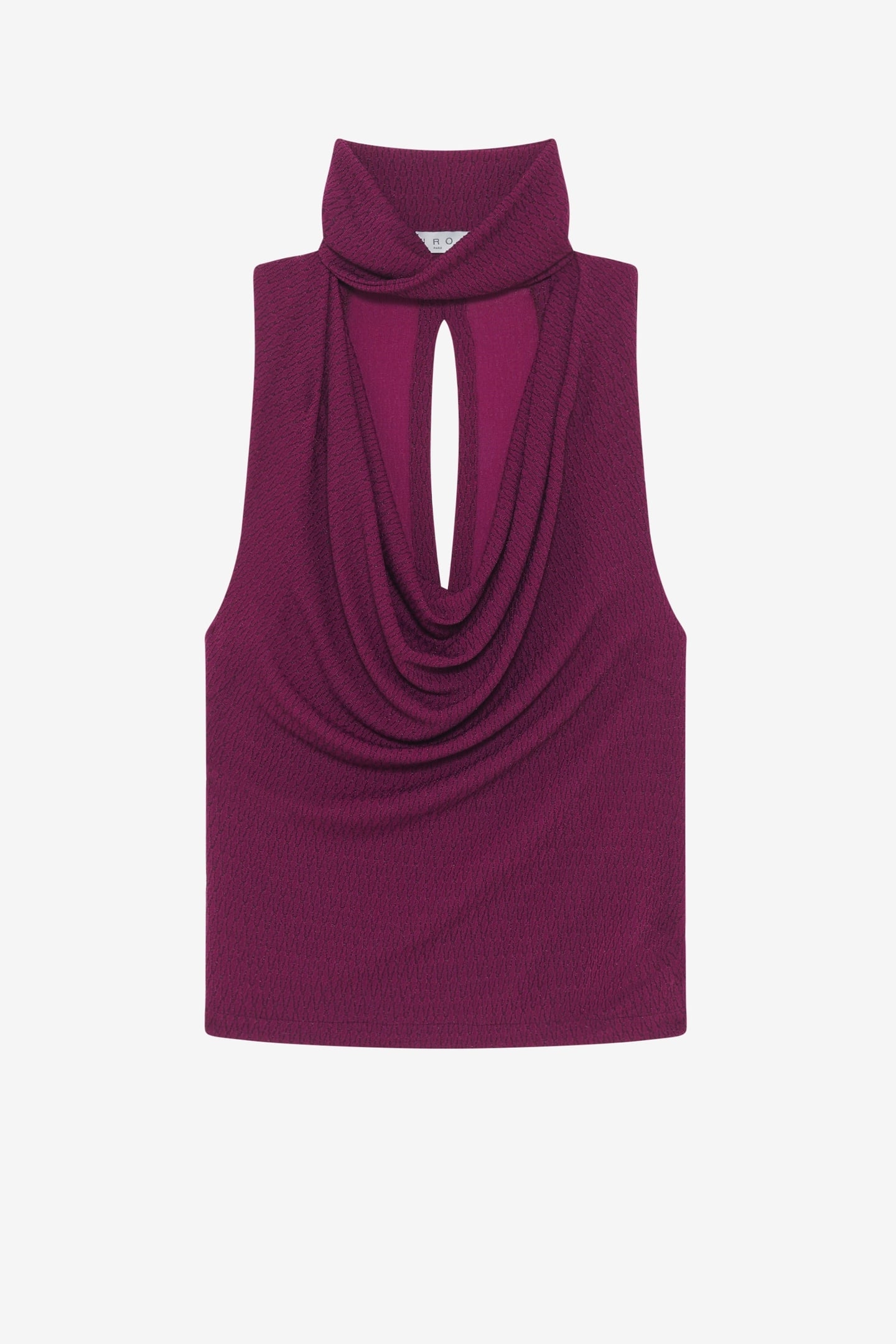 MARLENE TOP FUSHIA/BLACK 5