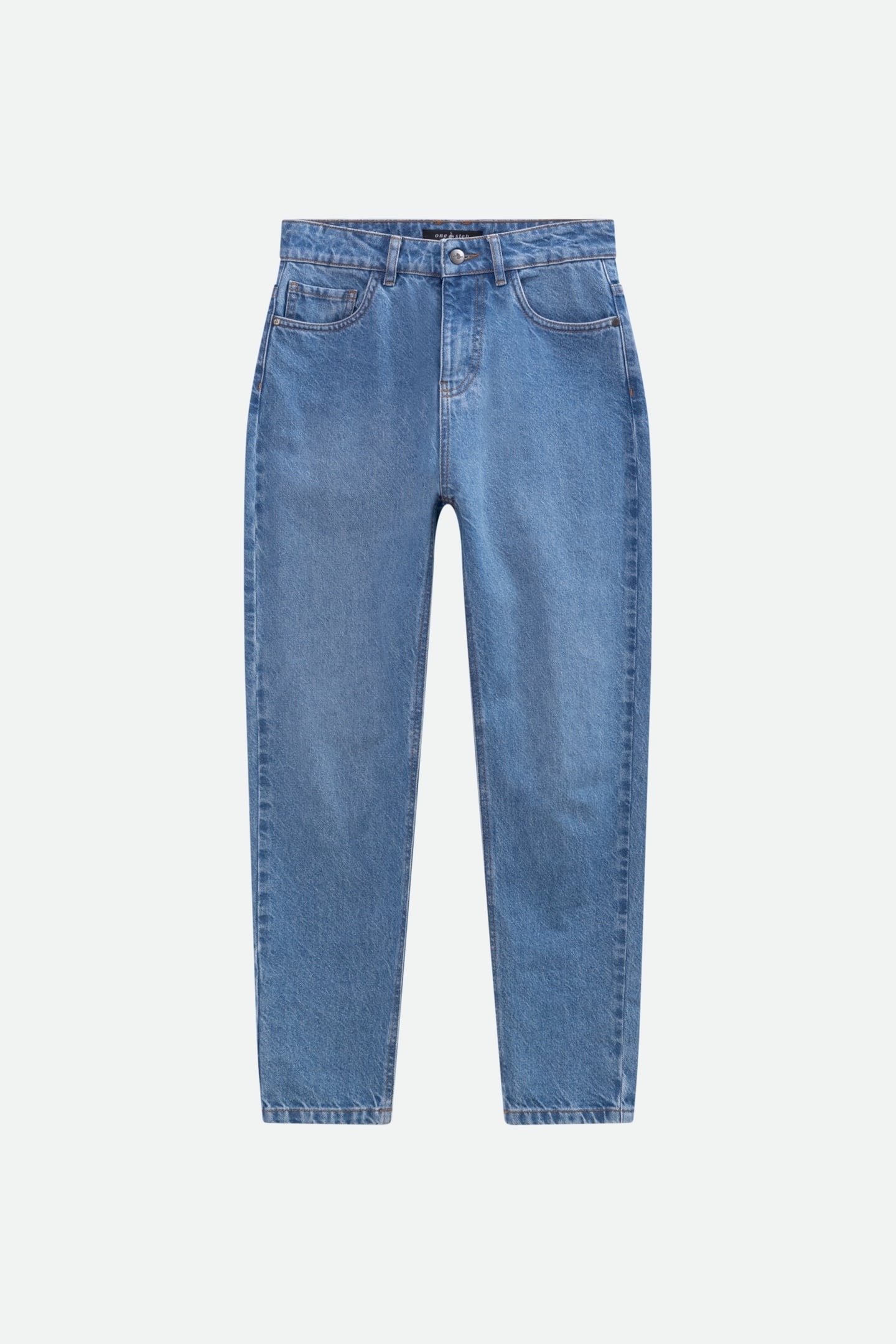 LE TAYLOR 7/8 BLUE SLOUCHY JEANS 4