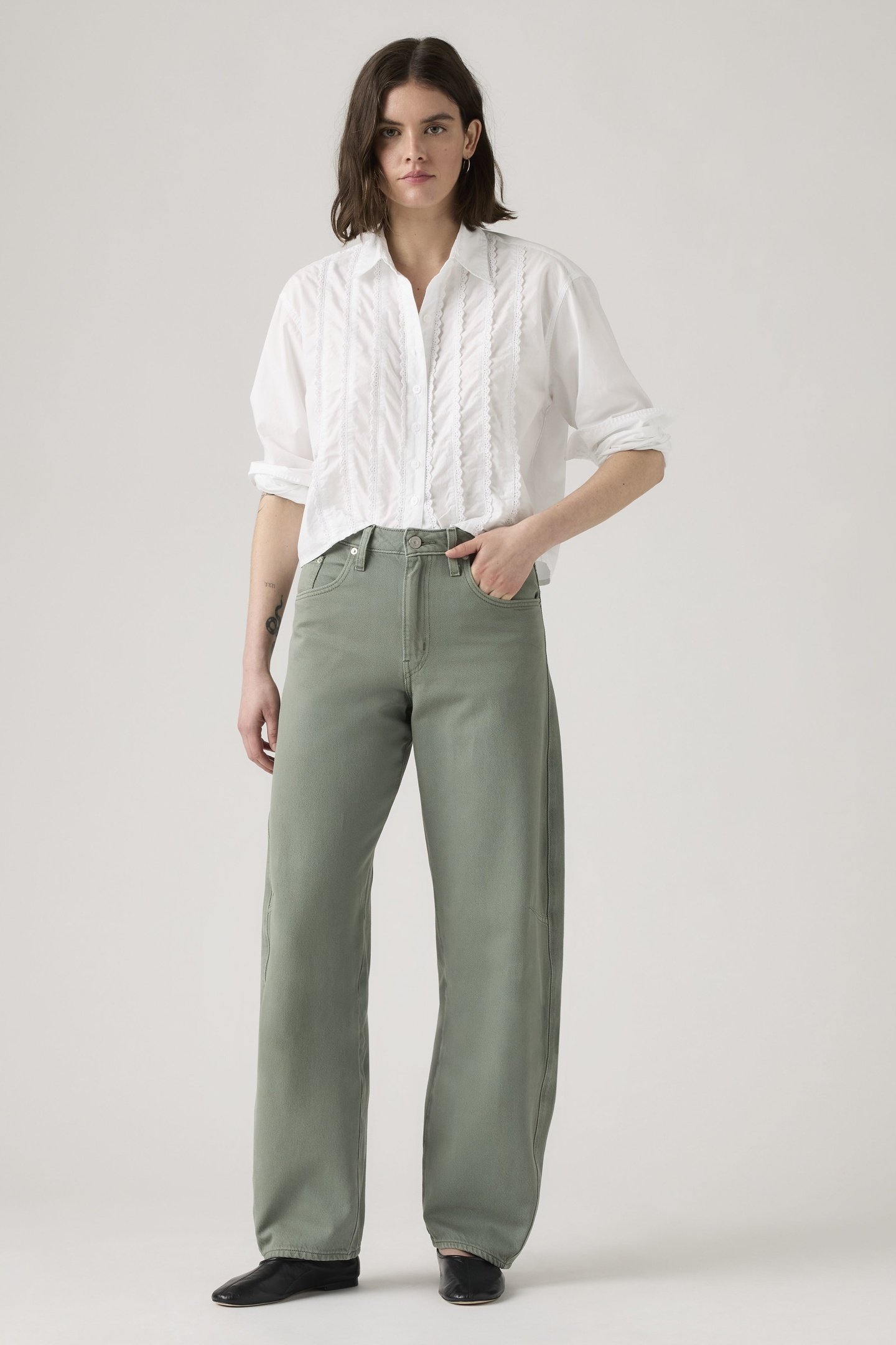 BAGGY DAD BARREL WASHED LAUREL WREATH GD 2