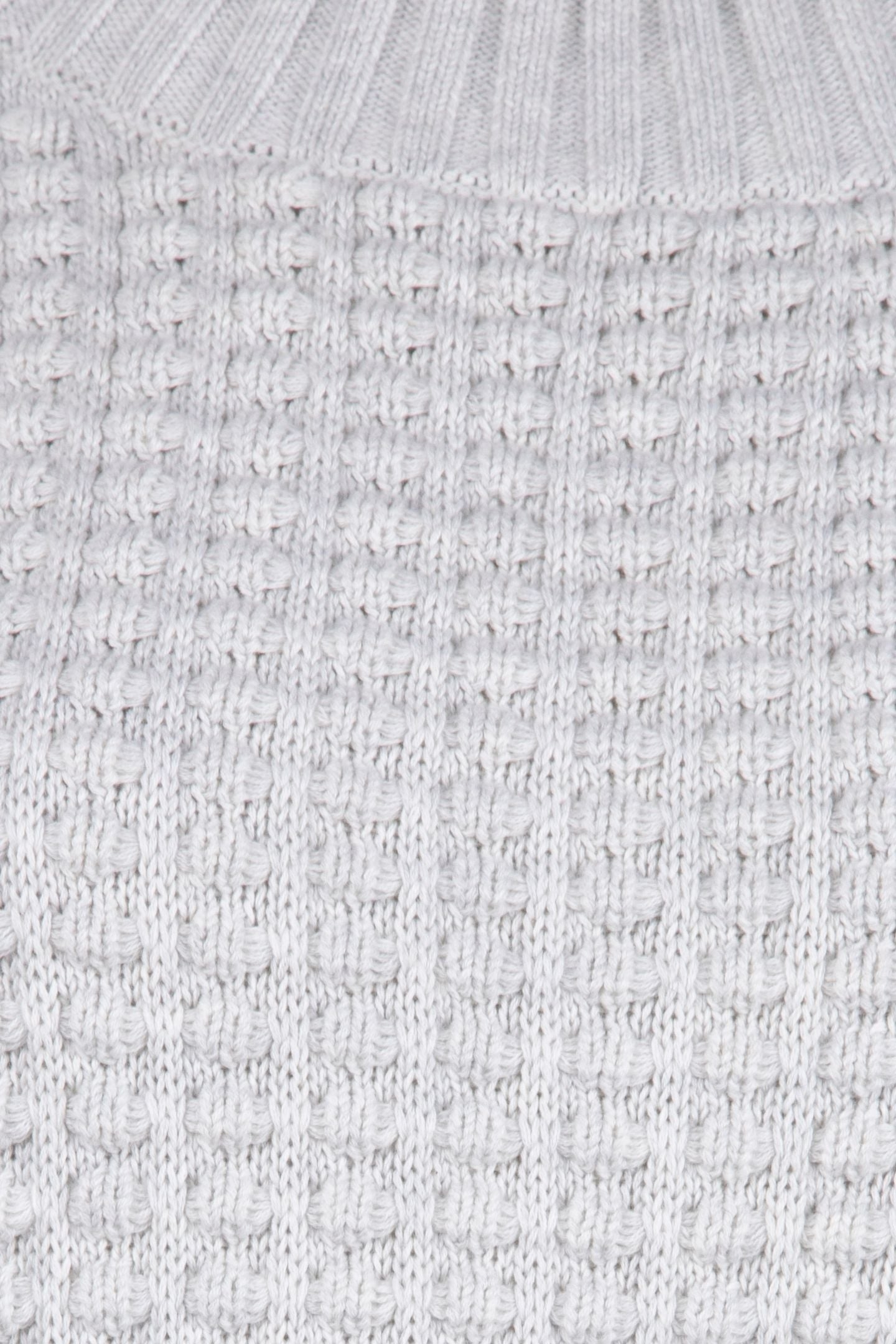 MOZART POPCORN HIGH NECK JMPR DOVE GREY MEL 4