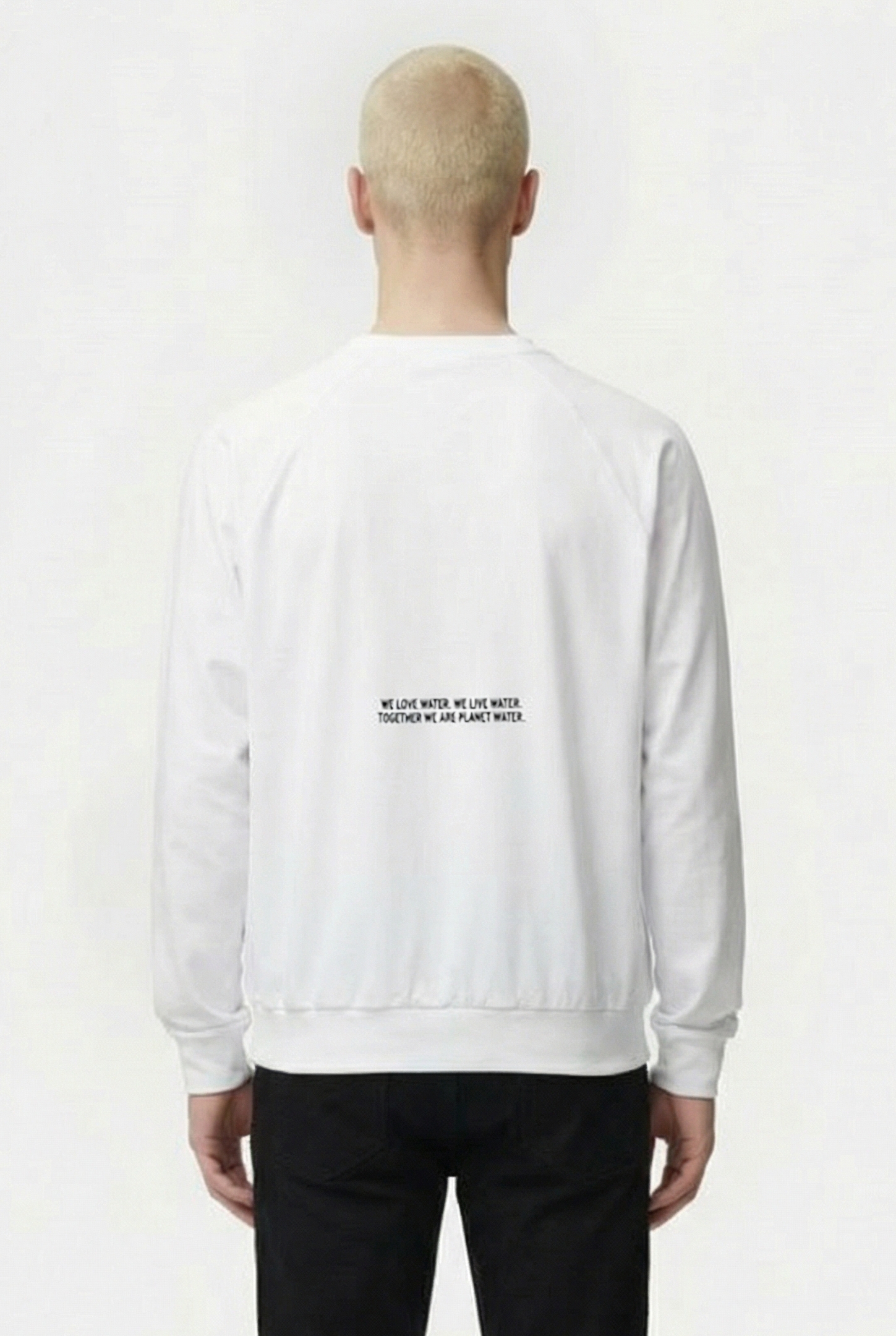 MEN'S CREW SWEAT MPH WHITE 2