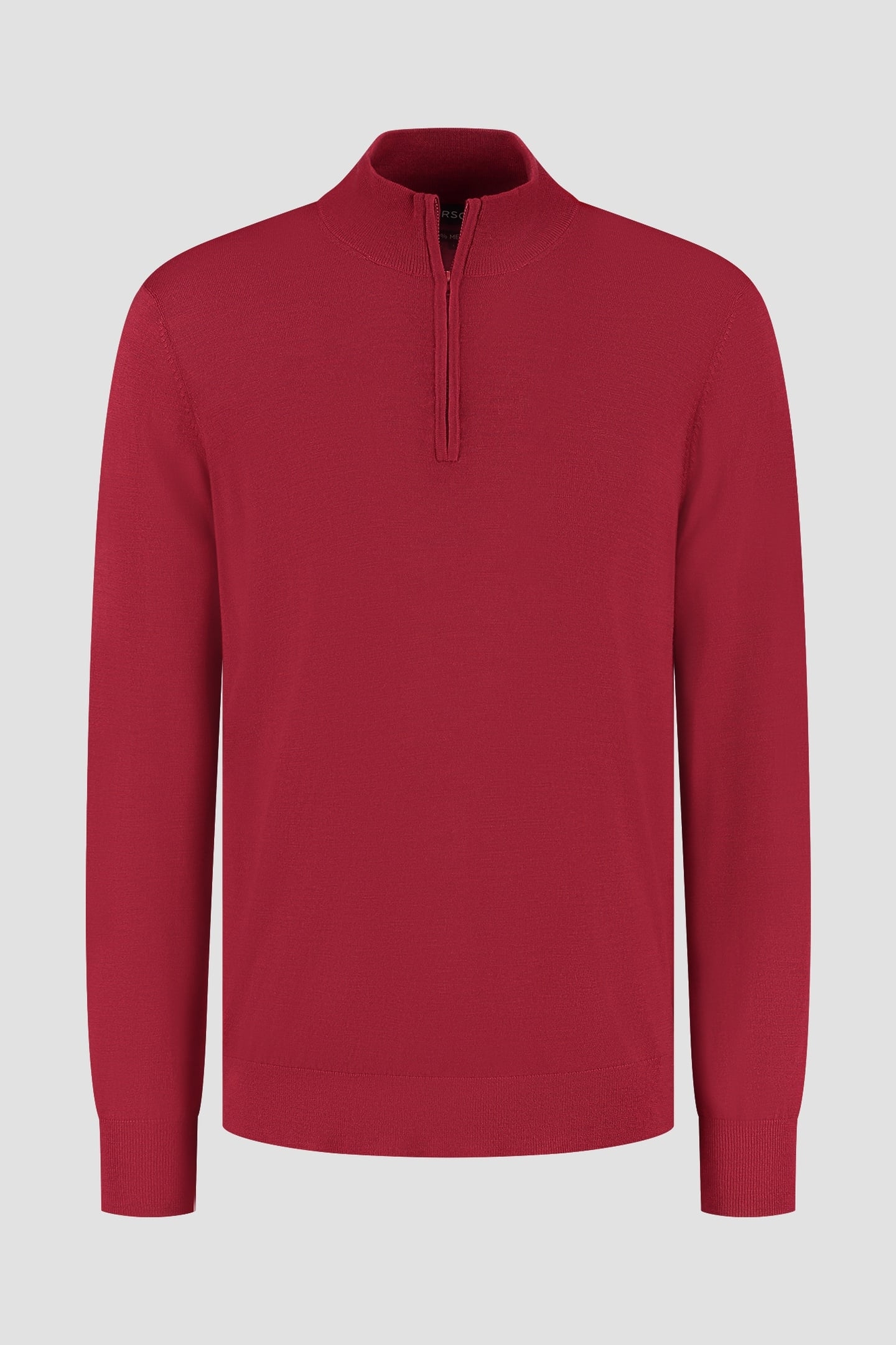 ZIP UP 100% MERINO EMBER RED 2
