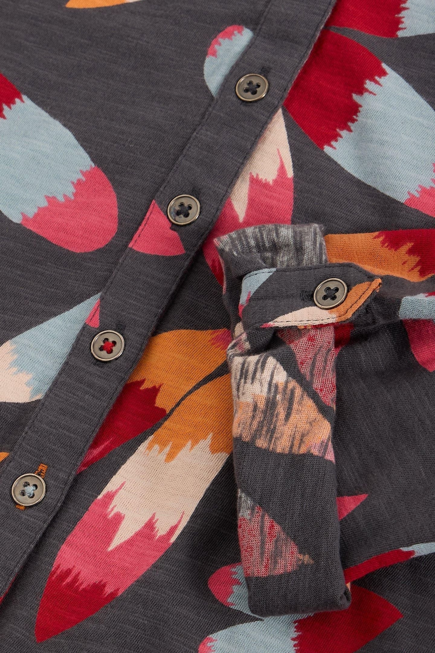 ANNIE JERSEY SHIRT GREY PRINT 4