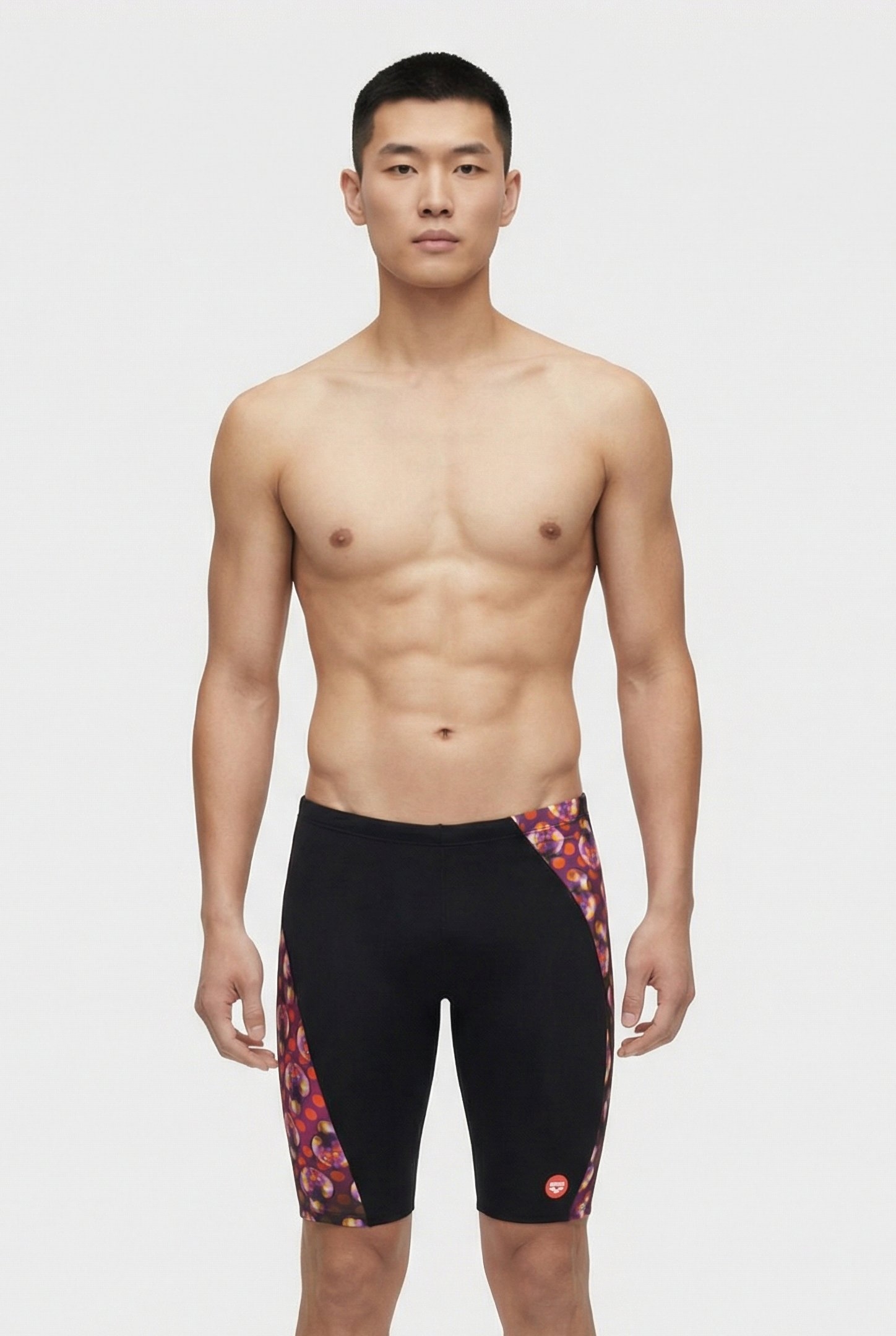 MEN'S CRAZY ARENA SWIM JAMMER ALLOVER PA BLACK MULTI 1