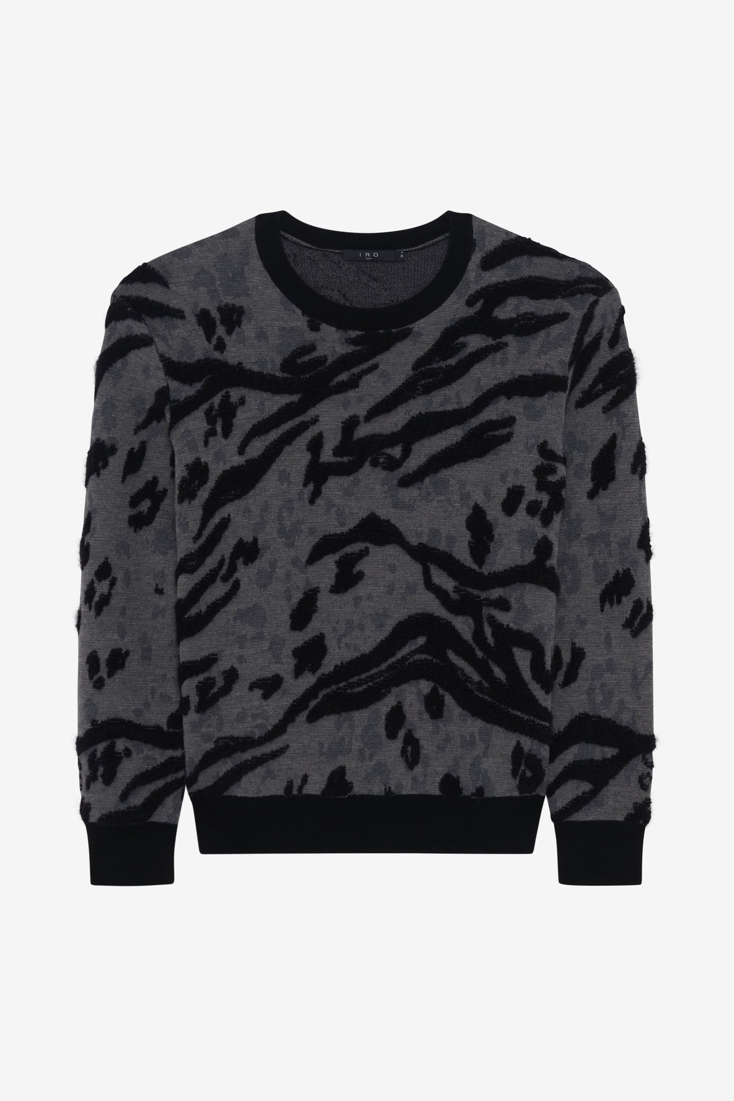 PULES PULLOVER PRINT ANIMAL GREY 5