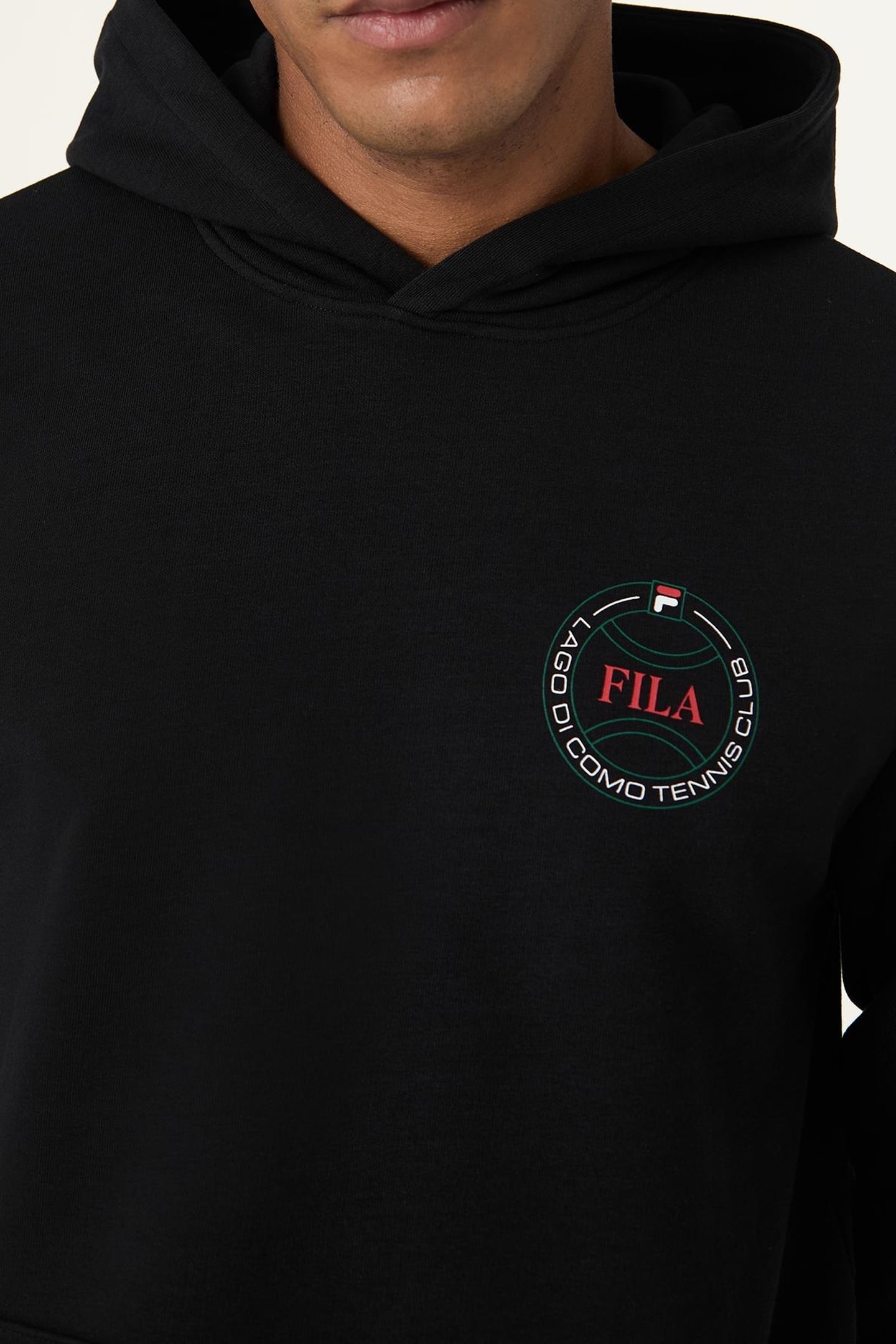 PARELLA RELAXED GRAPHIC HOODIE BLACK 6