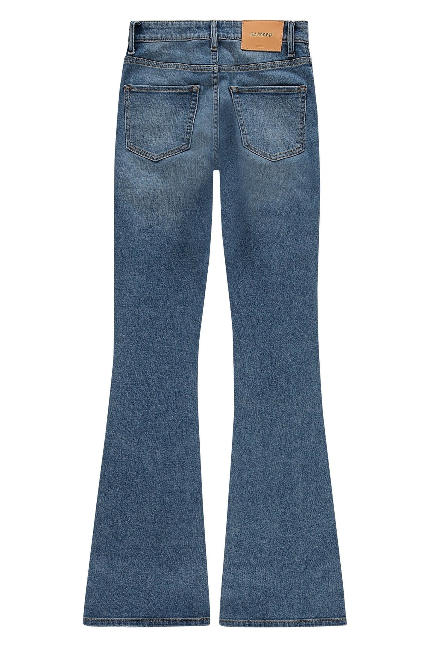 SUNRISE FLARE JEANS MID BLUE STONE 3