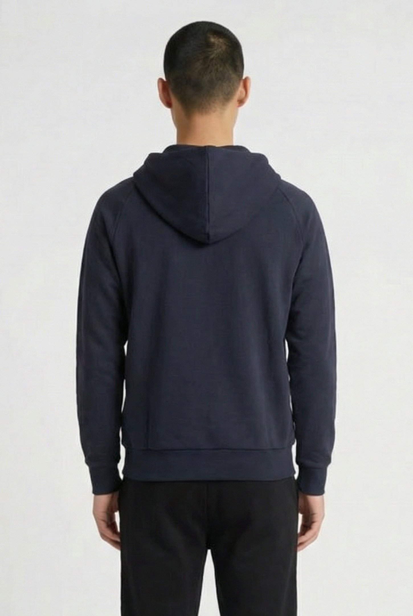 UNISEX TEAM HOODED SWEAT LACED NAVY-LACE 3