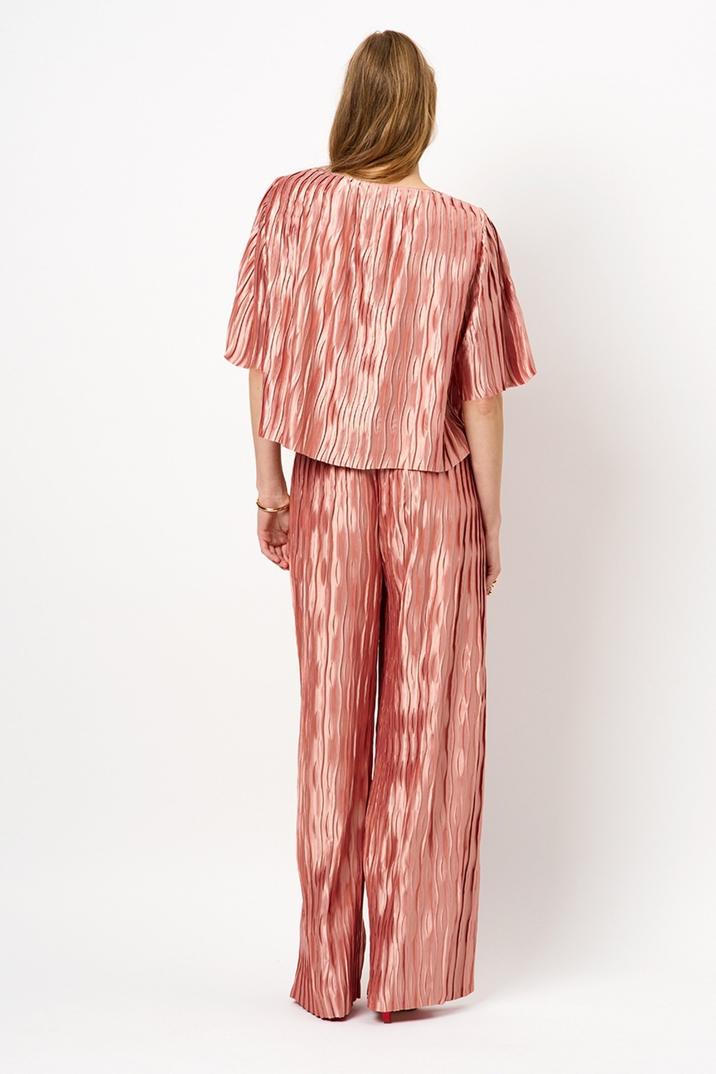 LILIUM PLISSÉ PANTS ANTIQUE BLUSH 4