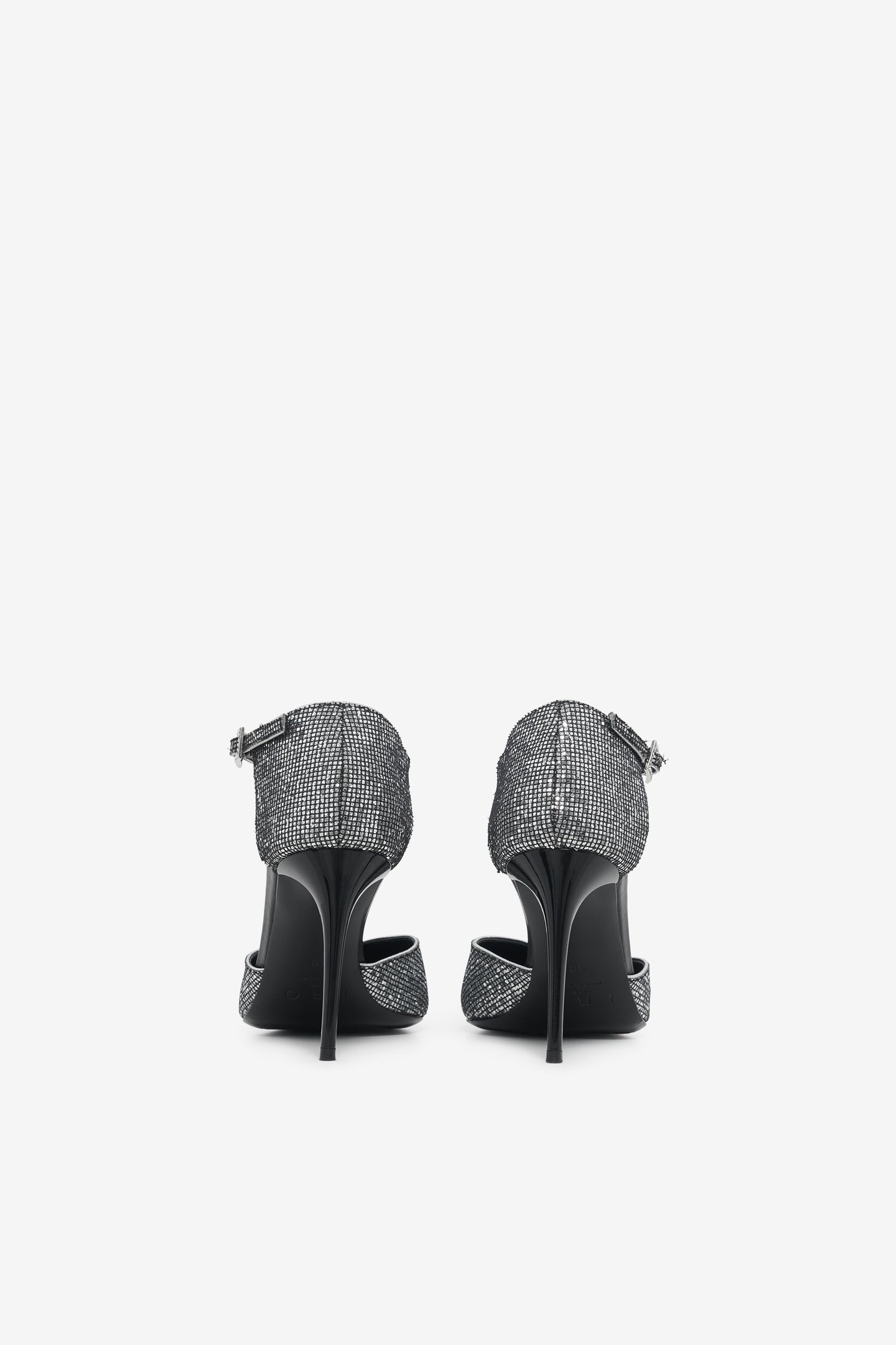 ZANIAH GLITTER PUMPS BLACK/SILVER 5