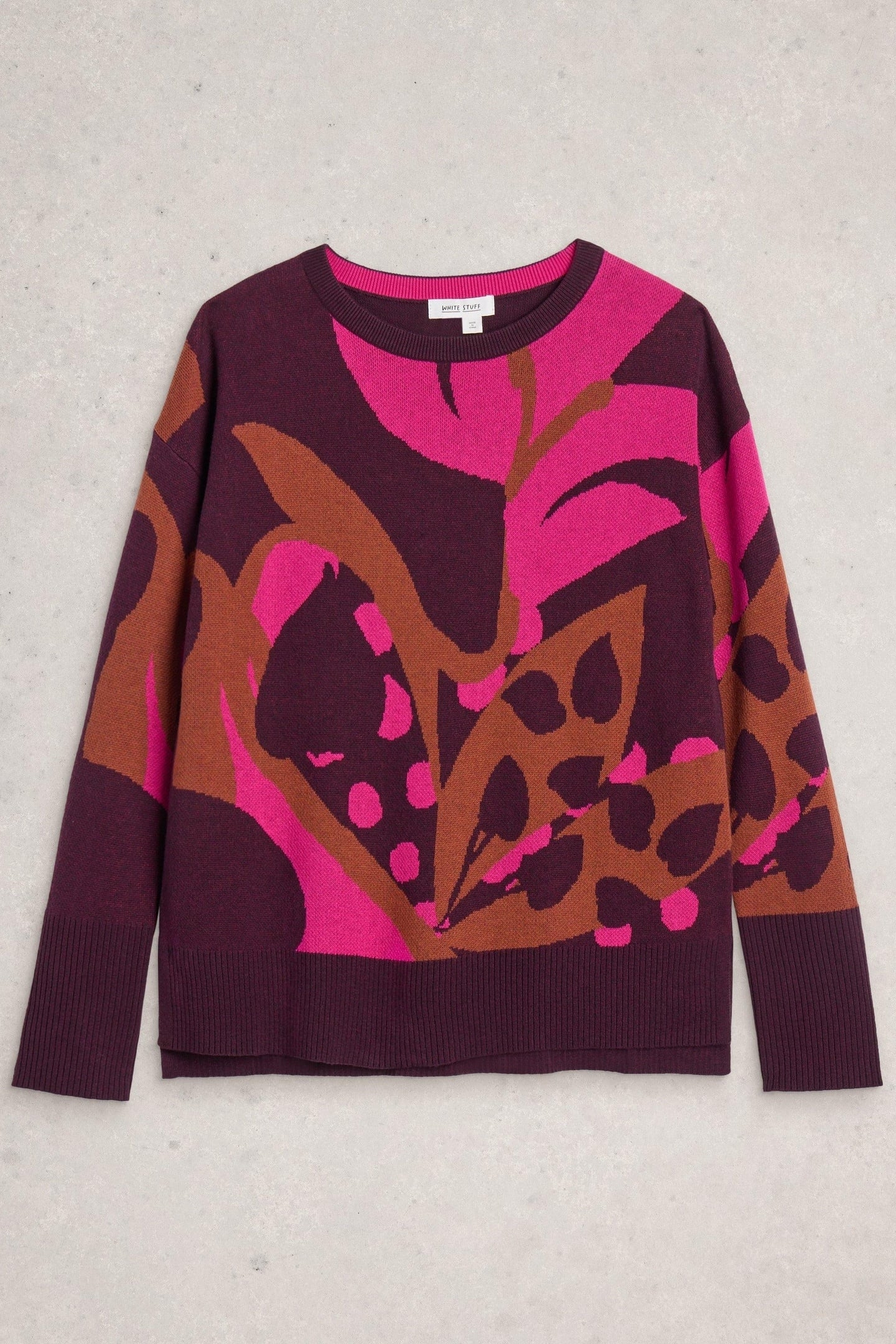 OLIVE JUMPER PLUM MULTI 3