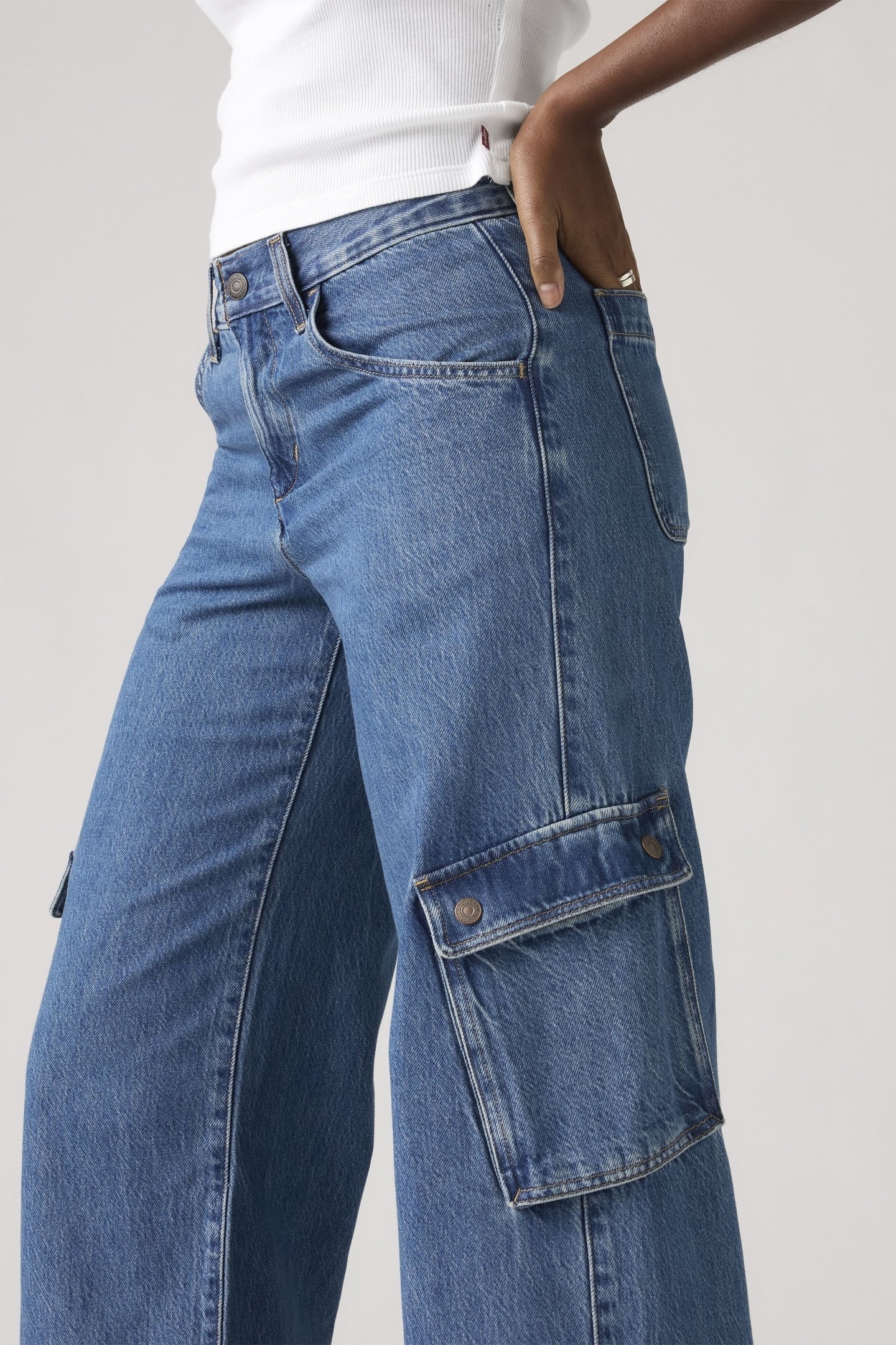 SUPERLOW LOOSE CARGO DNM ALL OVER BLUE 6