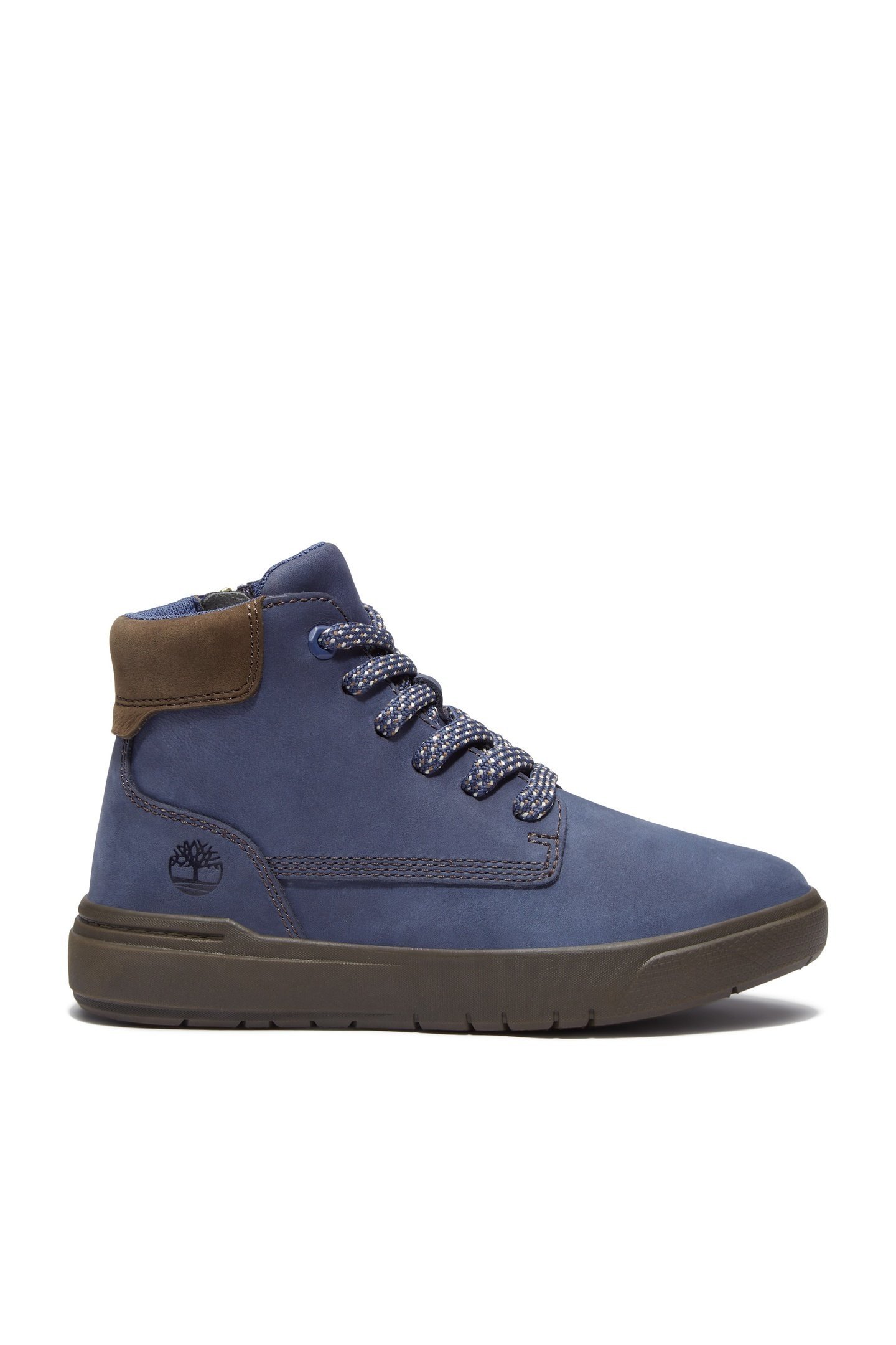 UNISEX SENECA BAY MID LACE UP WITH ZIP SNEAKER DARK BLUE NUB 2