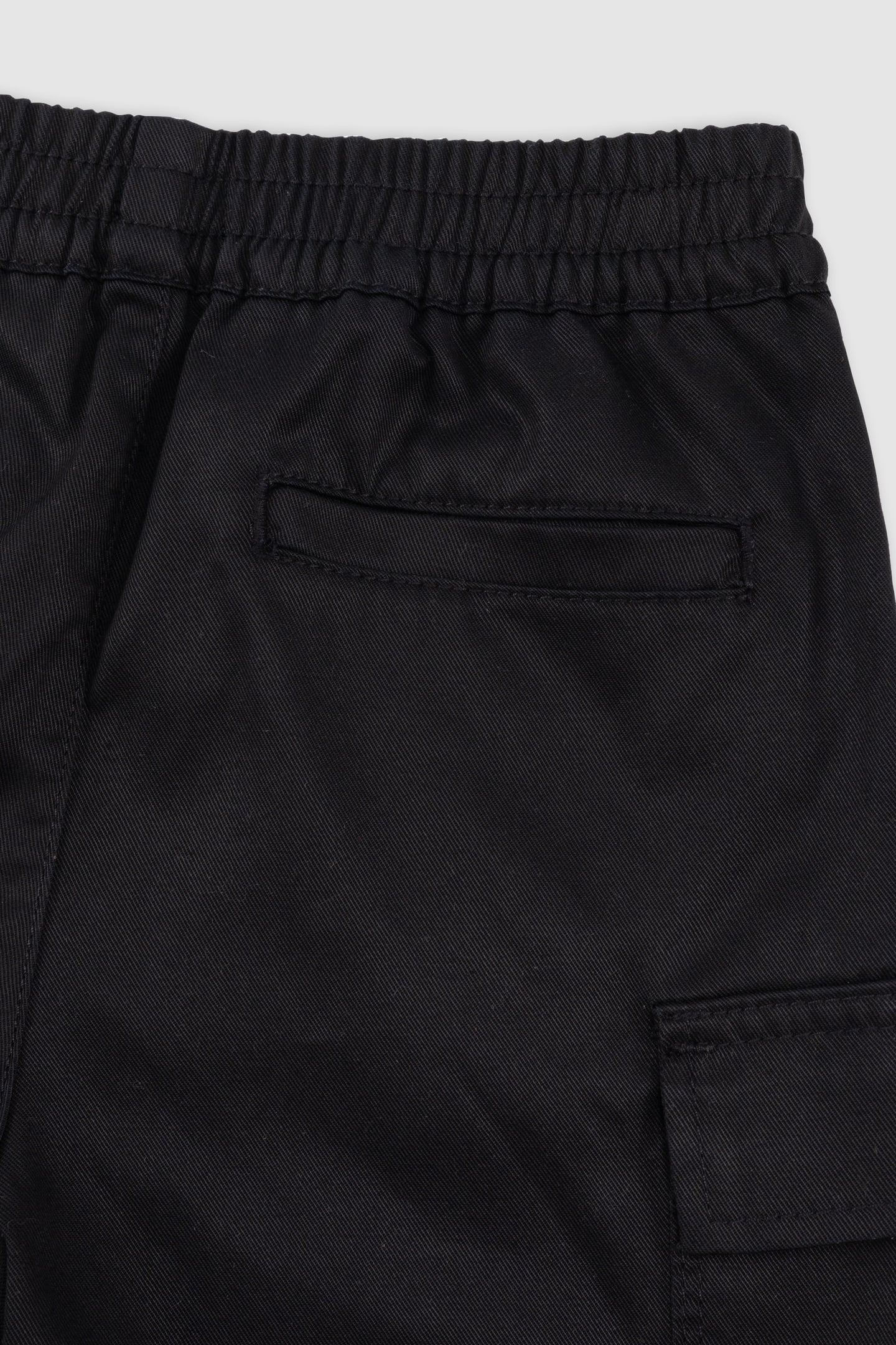 BERMUDA SHORTS JOGGER BLACK MIX LYOCELL 5