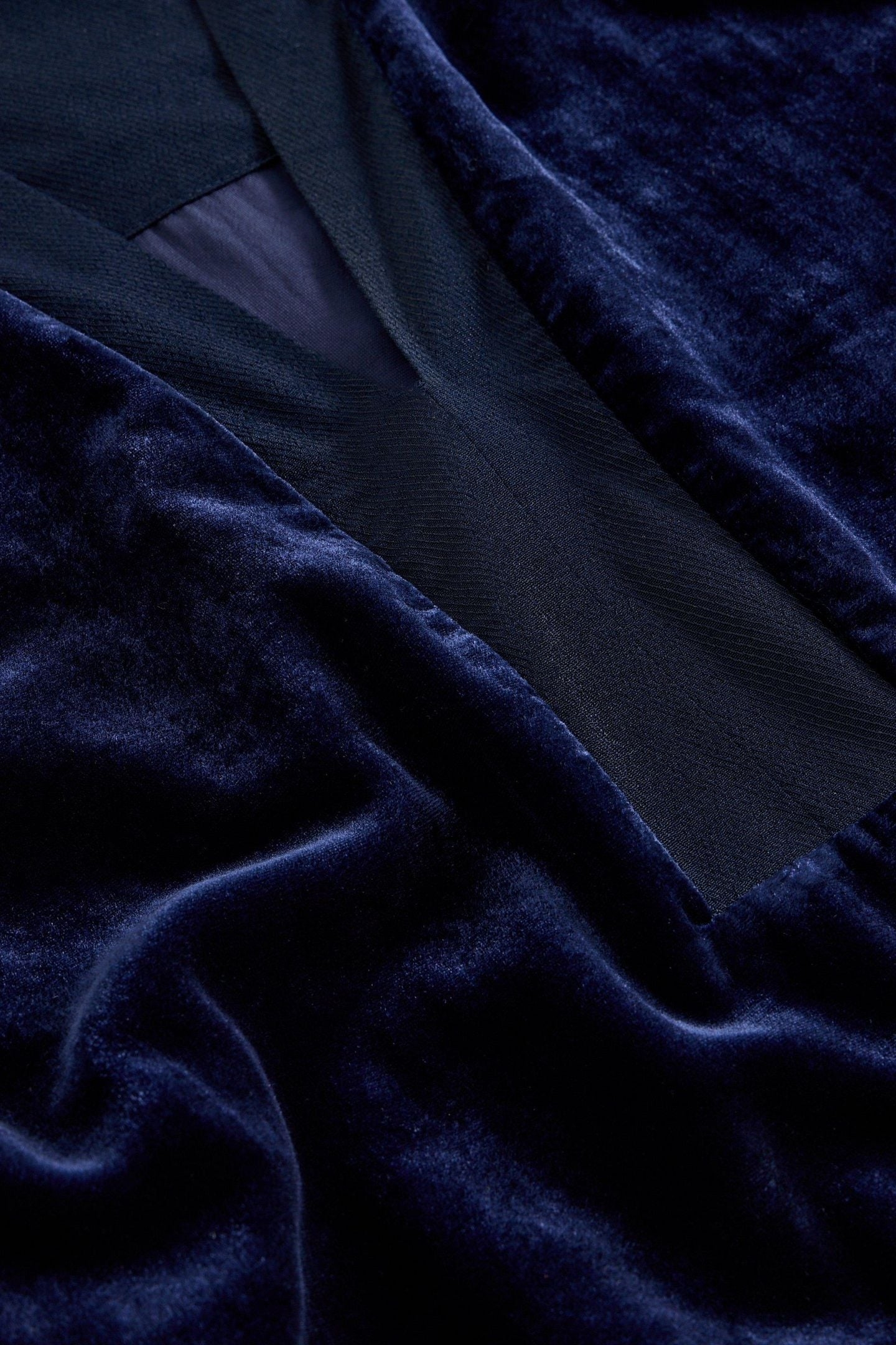 JUNE VELVET DRESS DARK NAVY 5