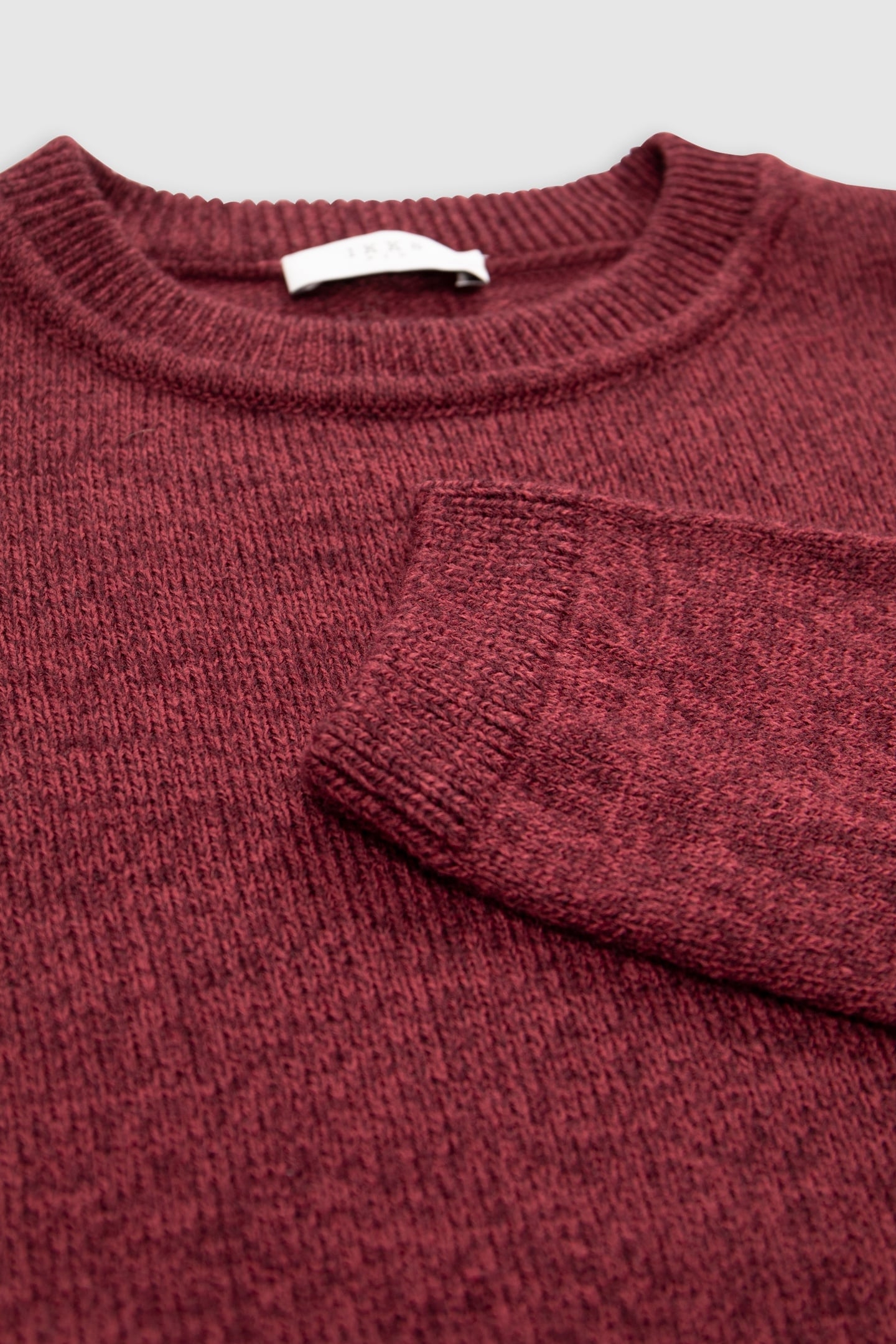 DARK RED KNIT SWEATER 6