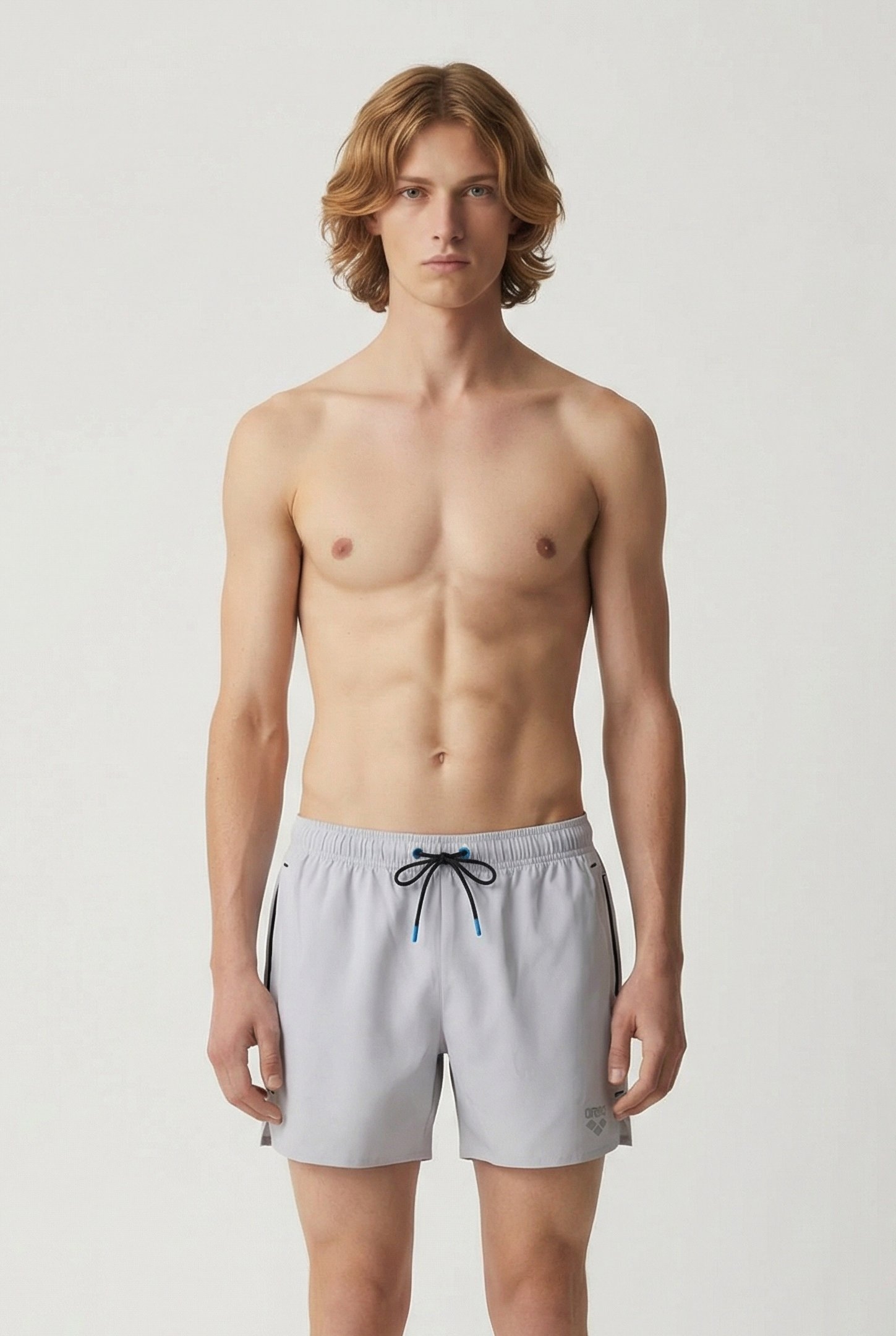 MEN'S ARENA EVO BEACH SHORT SOLID GREY SHADOW 1