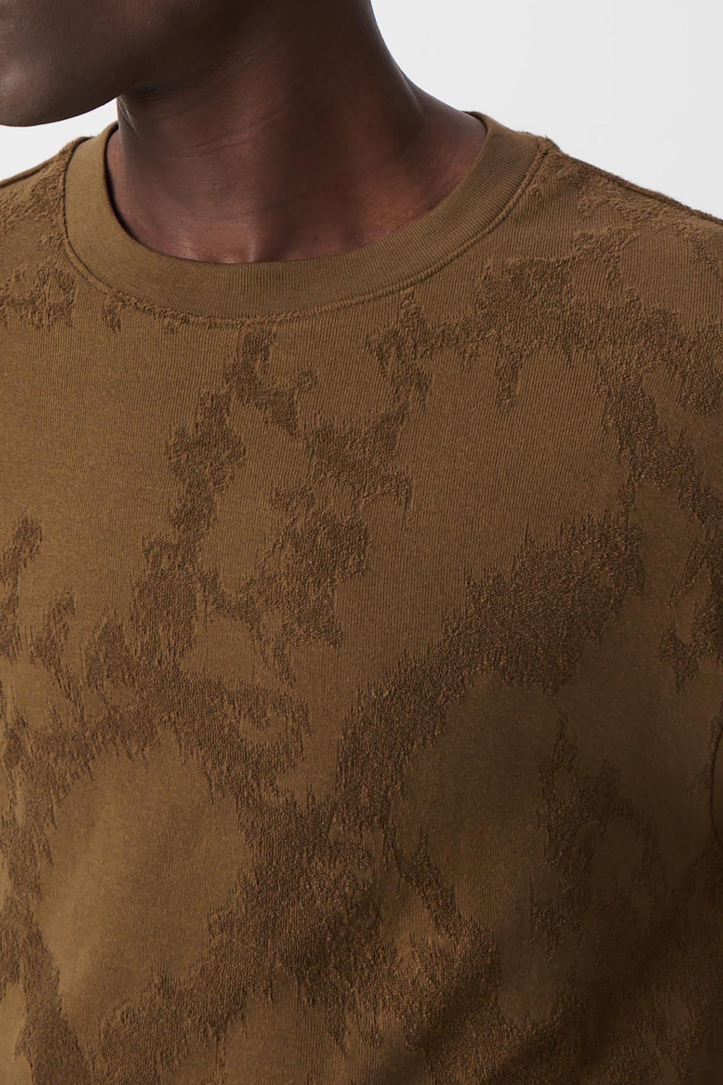 BRONZE CAMOUFLAGE JACQUARD T-SHIRT 6