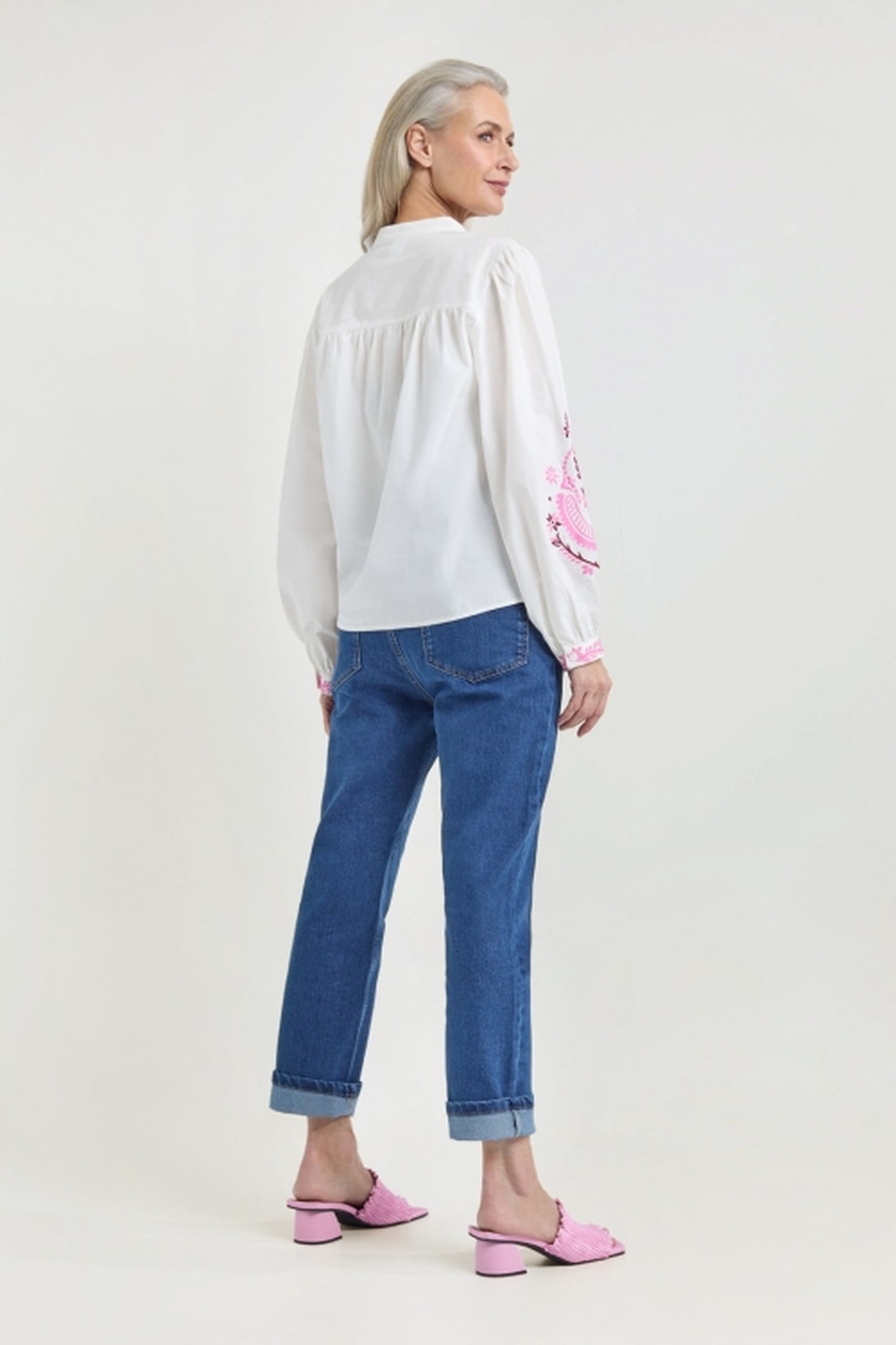 JORIS BLOUSE FUCHSIA PRINT 4