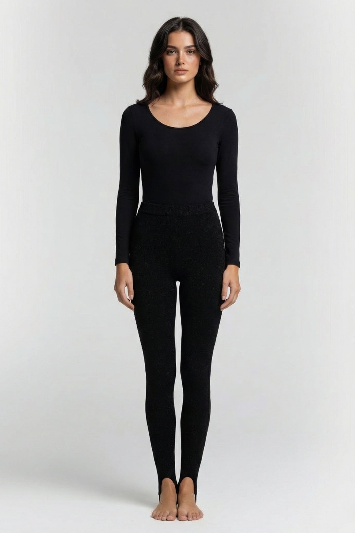 MAJIRI TROUSER BLACK/BLACK LUREX 1