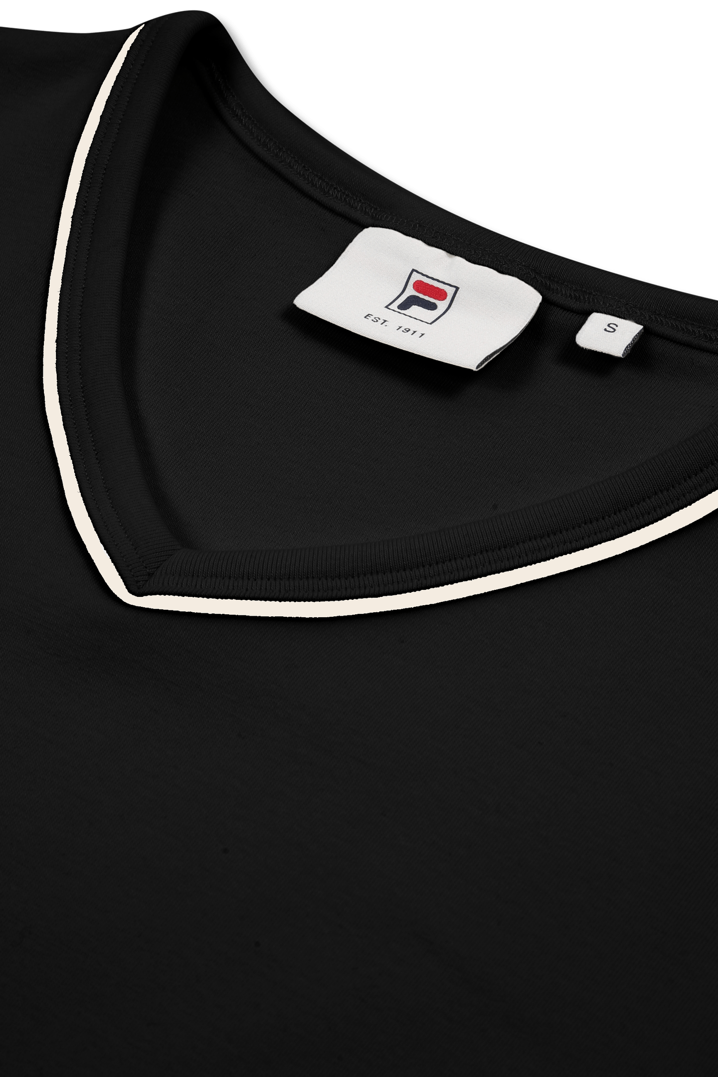 PORTELLO SLIM V-NECK T-SHIRT BLACK 7