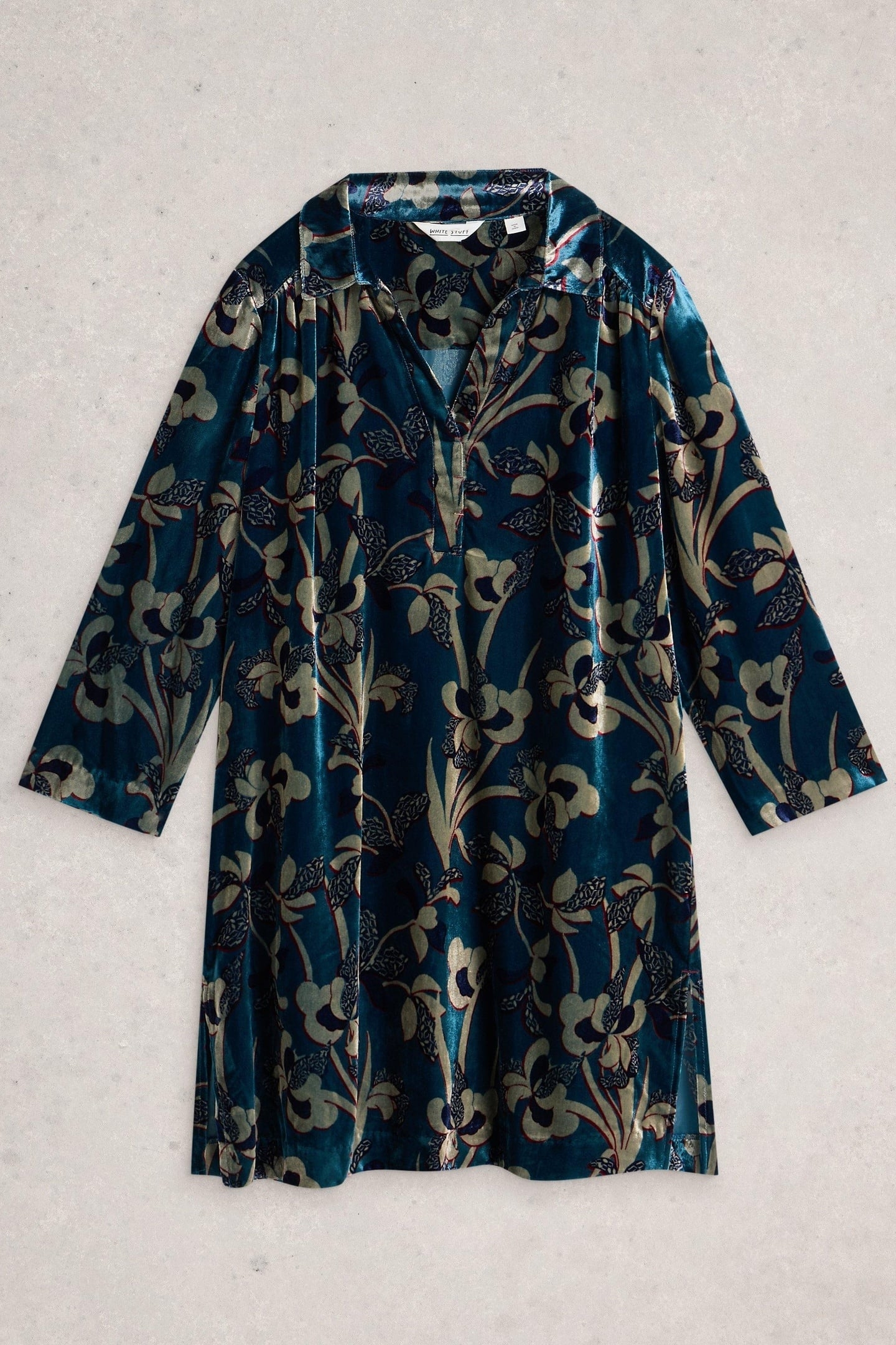 BLAKE VELVET TUNIC BLUE MULTI 4