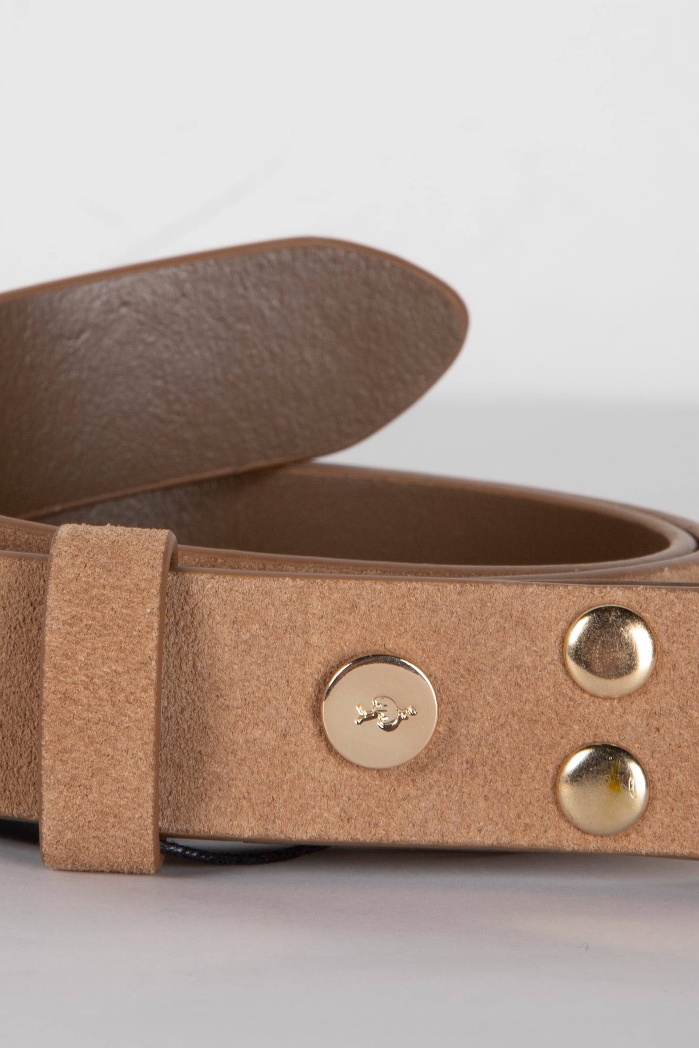 AMOR - CARAMEL BELT BODY IN CERTIFIED SUEDE 3