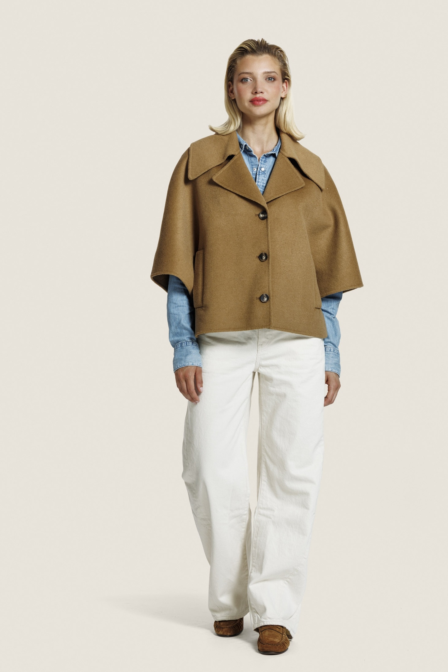 LODÉ WOOL JACKET TABACCO 2
