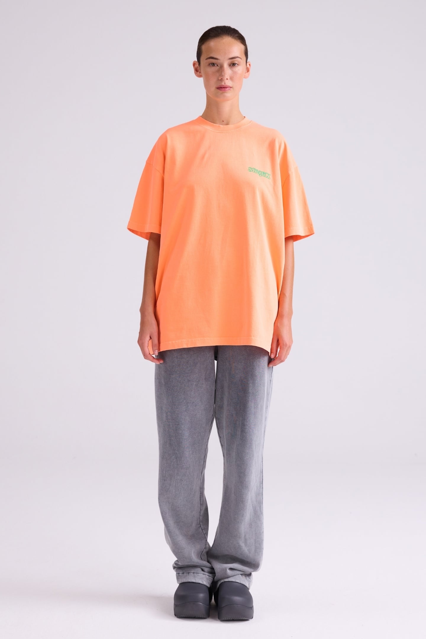 WORLD OF STIEG OVERSIZED T-SHIRT ORANGE 1