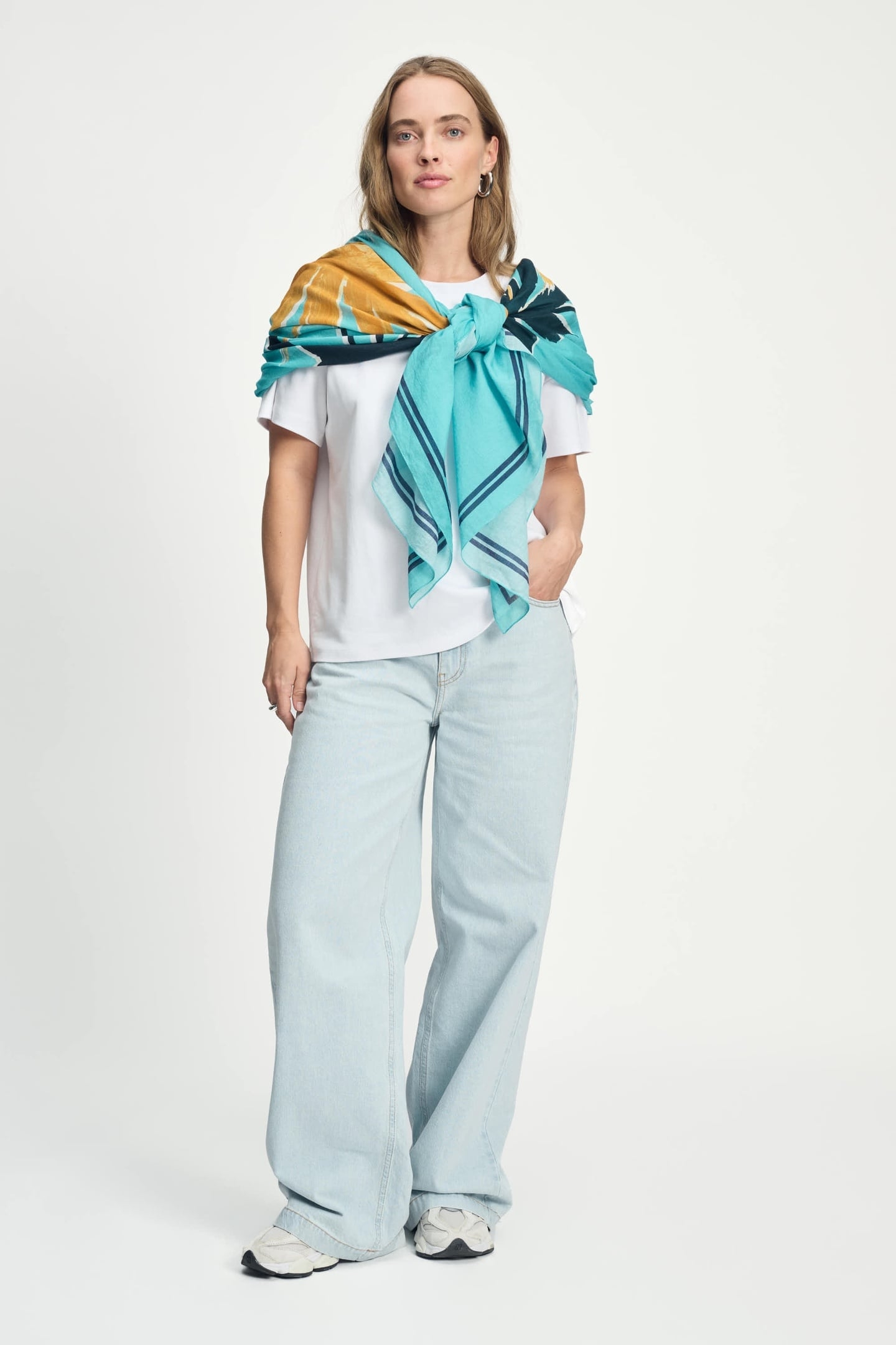 SHAWL - ARTISAN SKY BLUE 2