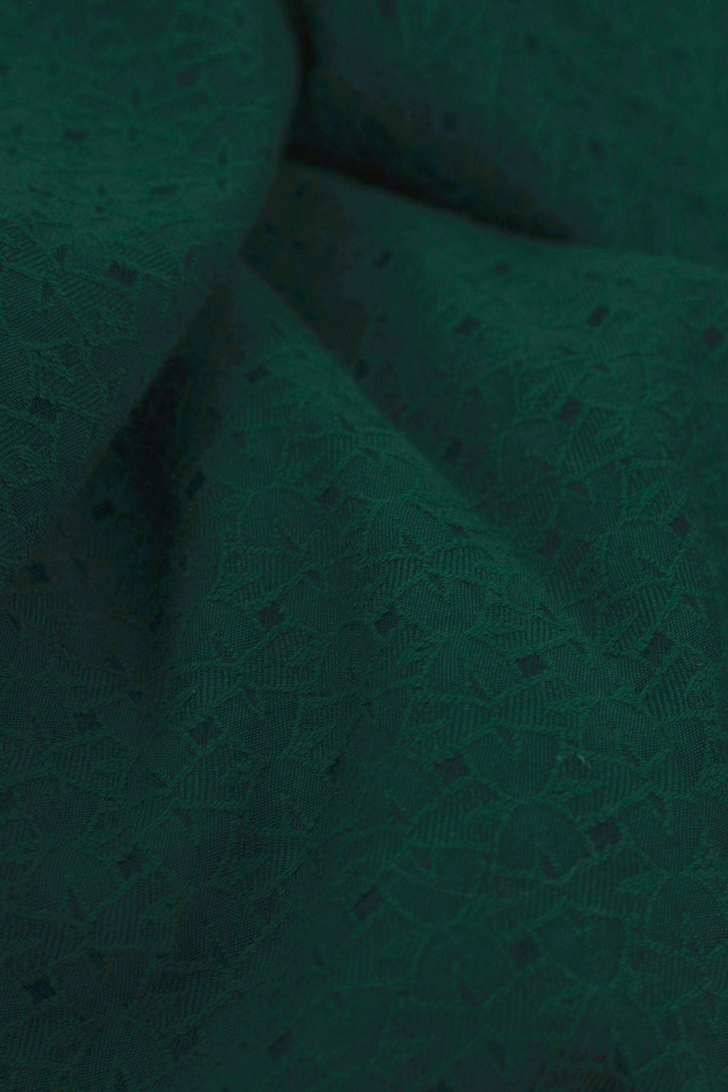 GREEN DECORATIVE JACQUARD SHIRT DRESS GREEN 7