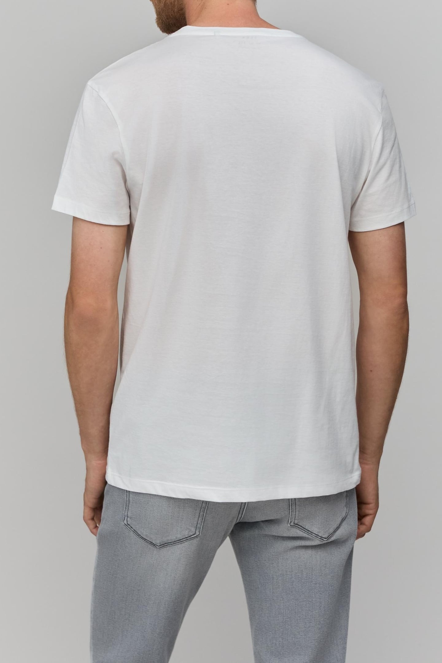 WHITE ORGANIC COTTON VISUAL ARTY ROCK FACE T-SHIRT 3