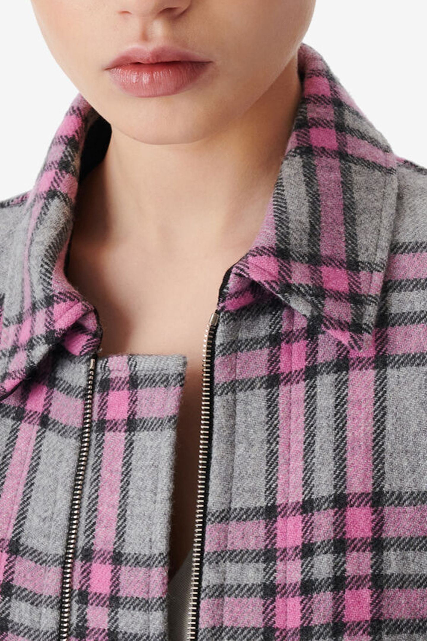 WESINA OVERSHIRT GREY/PINK 6