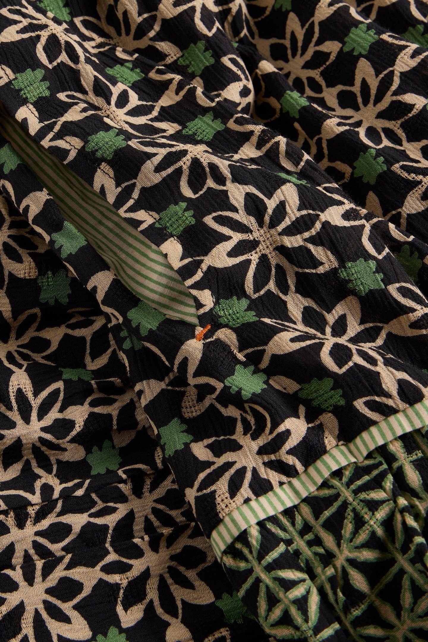 MABEL MIXED PRINT SKIRT BLACK MULTI 5