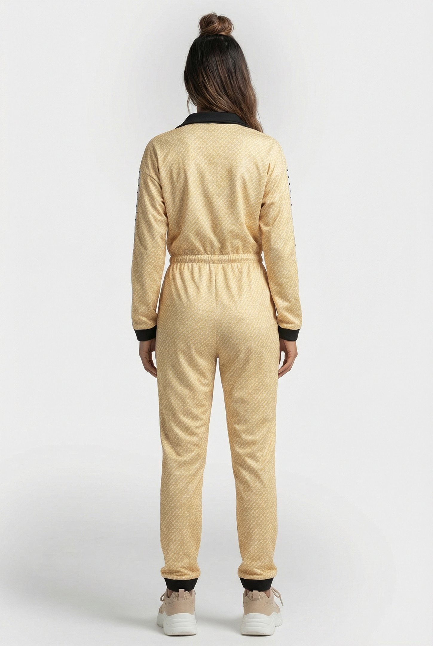 UNISEX CARGO JUMPSUIT TEAM DIAMONDS WHITE YELLOW BLAC 3