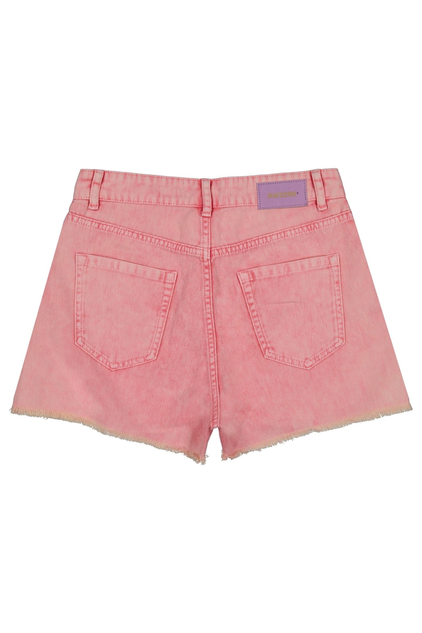 SEA COLOR SHORT JEANS VINTAGE PINK 6