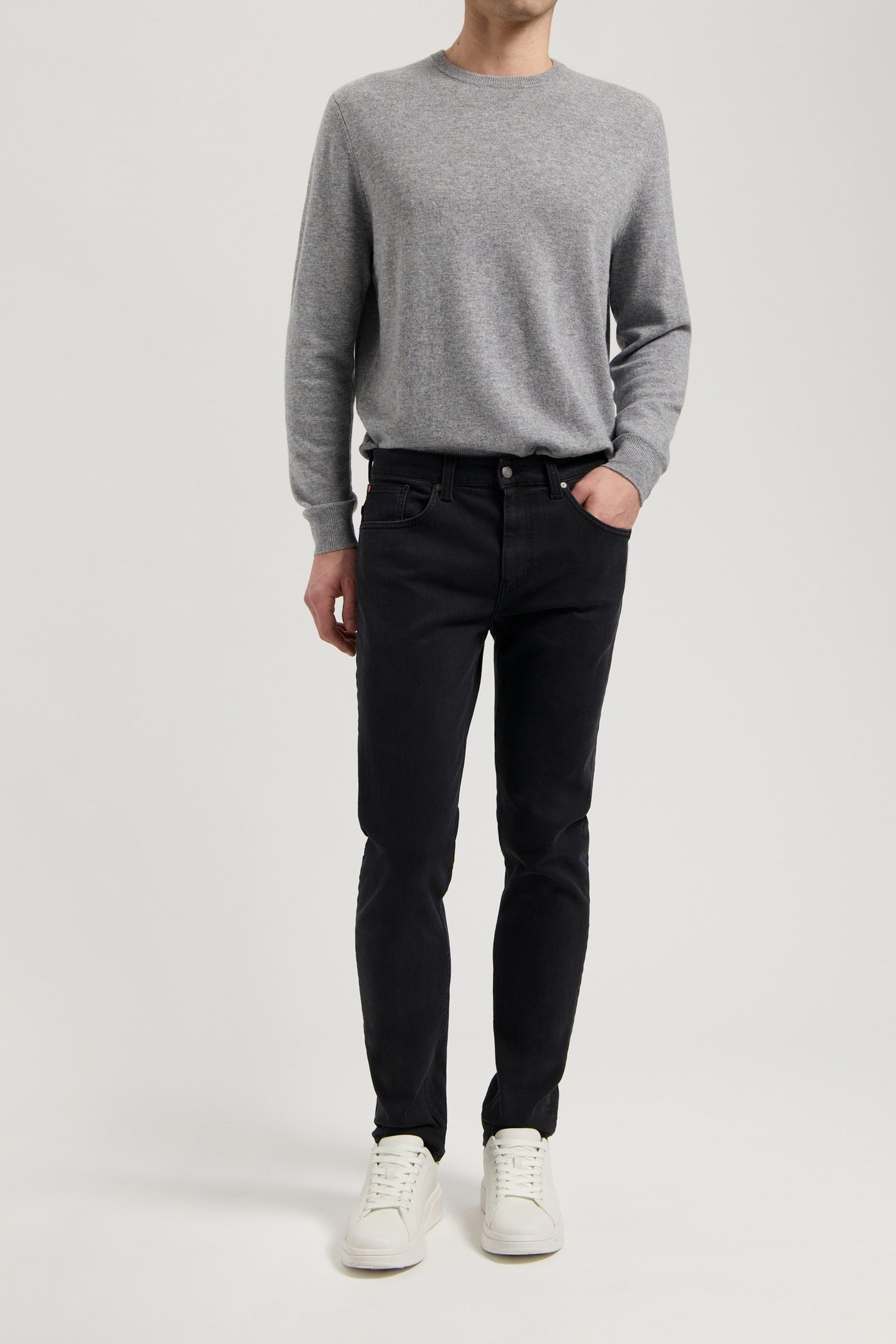 RICK MID SLIM STONE BLACK 1