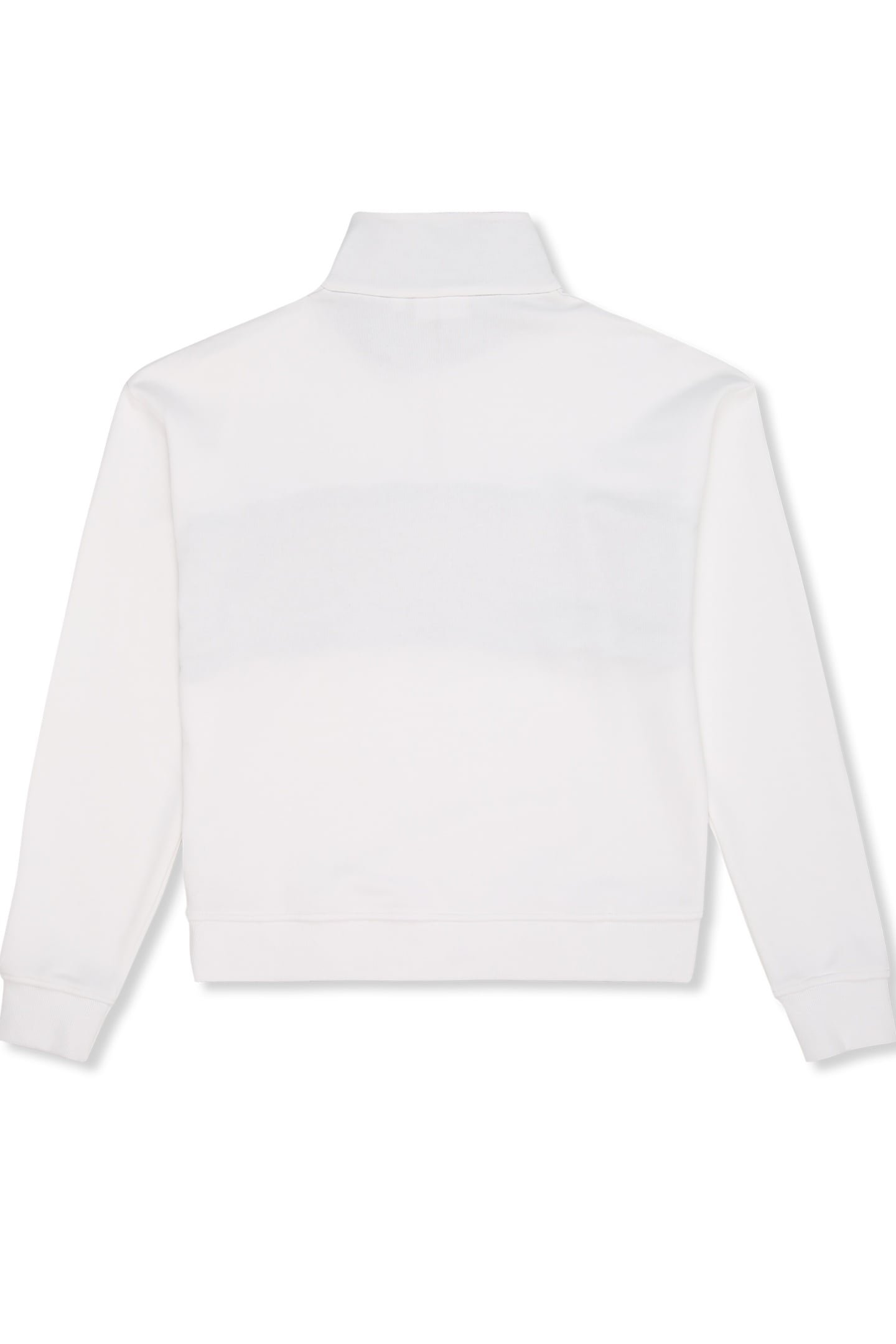 PARELLA RELAXED HALF-ZIP SWEATSHIRT BRIGHT WHITE-TAUPE GRAY 4