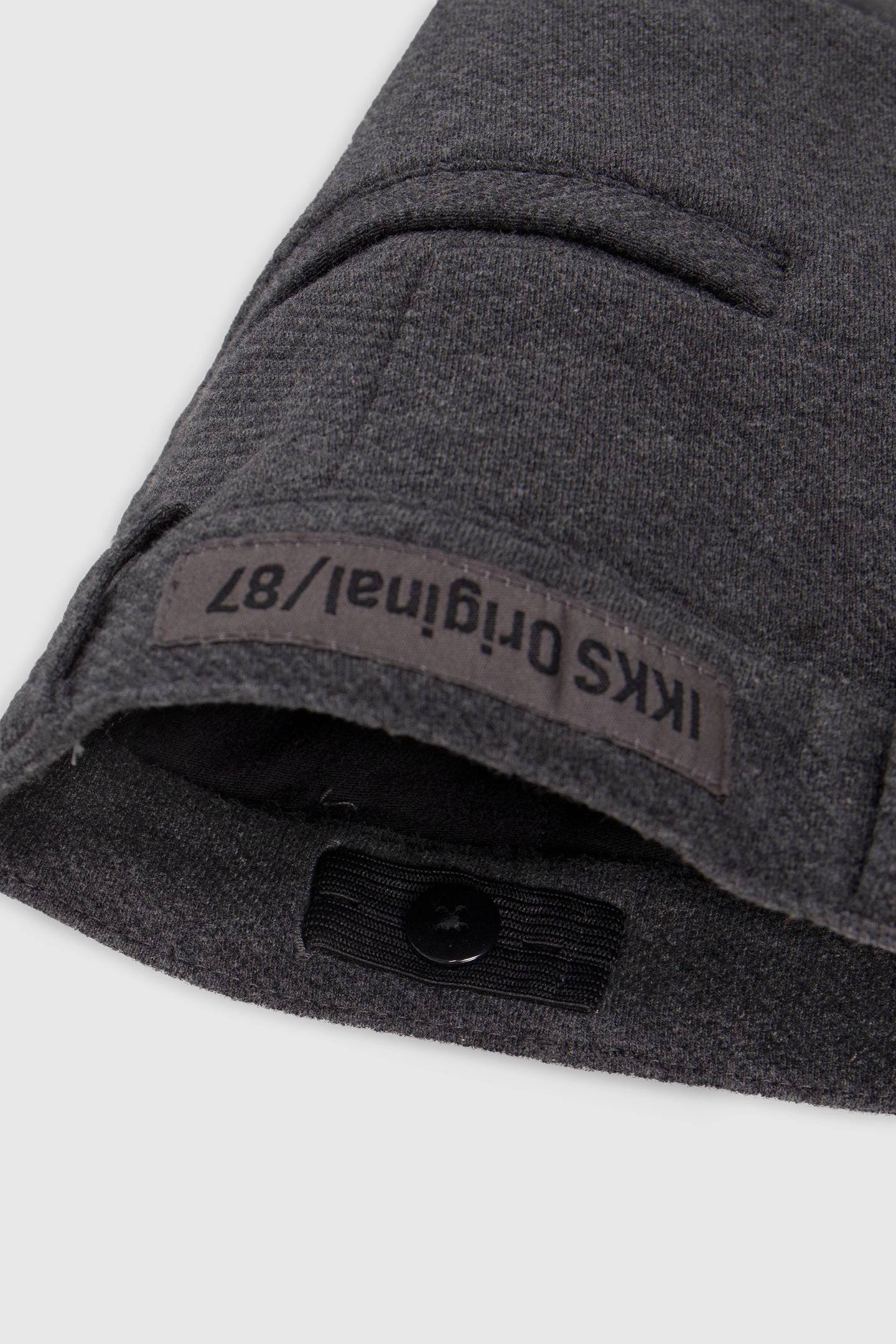 BOY'S CHINO GREY KNIT OTTOMAN PANTS 7