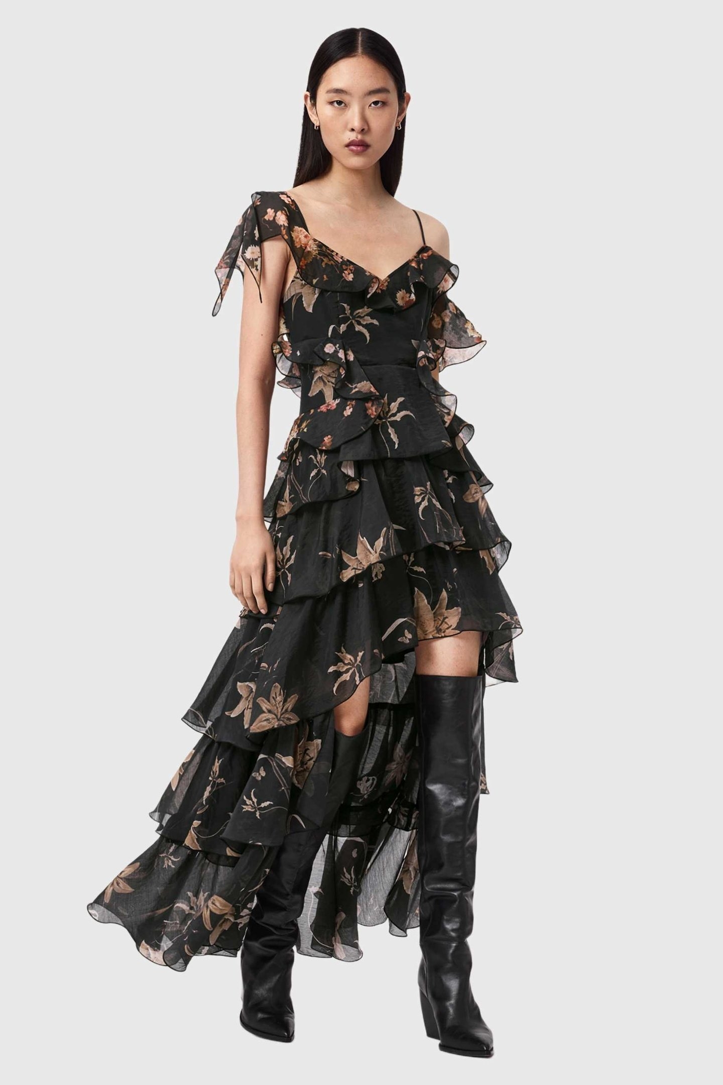 SIENNA DRESS PETRA SEPIA BROWN 2