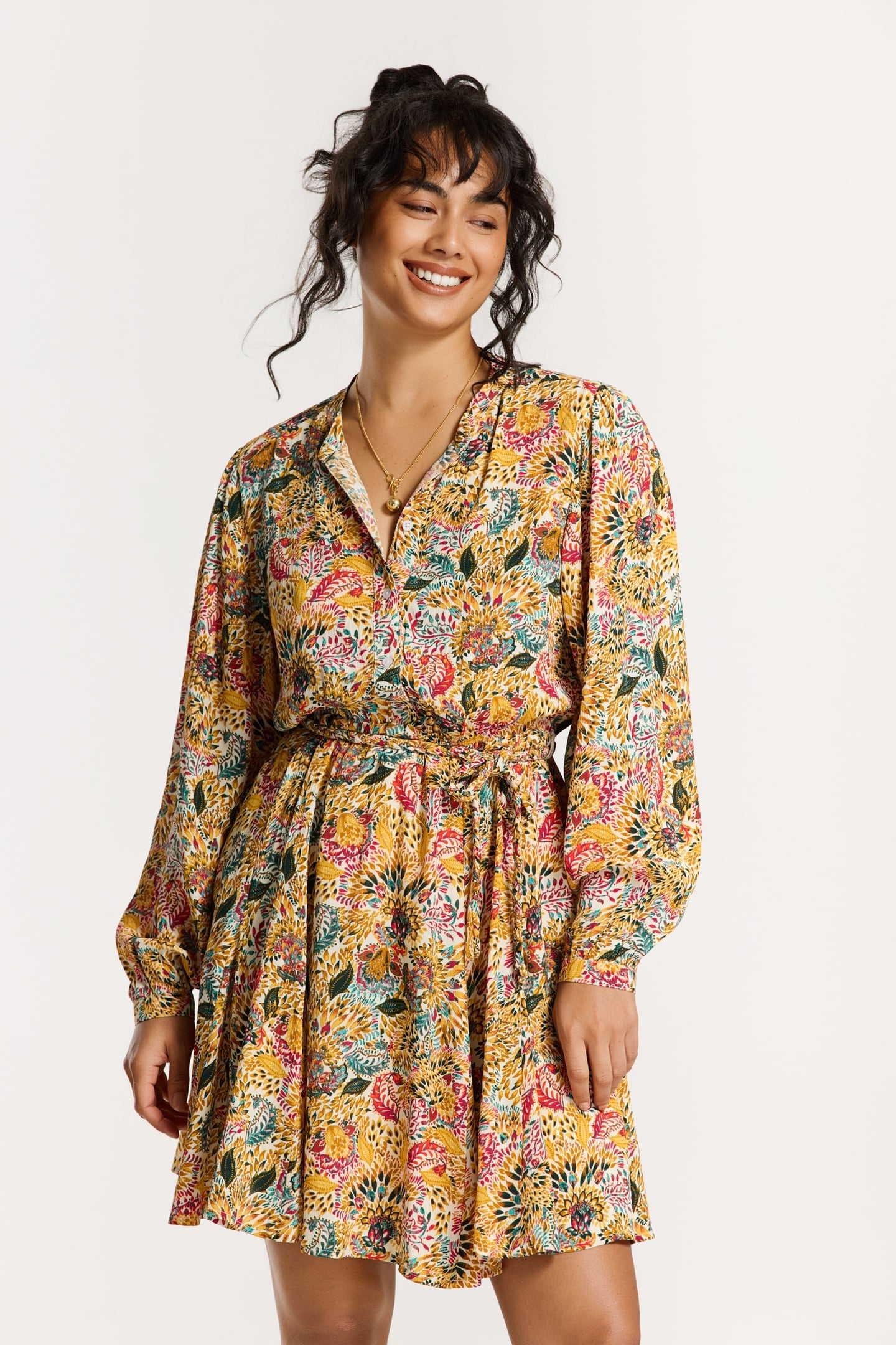 JOSETTE DRESS PAISLEY MULTICOLOUR PAISLEY 3